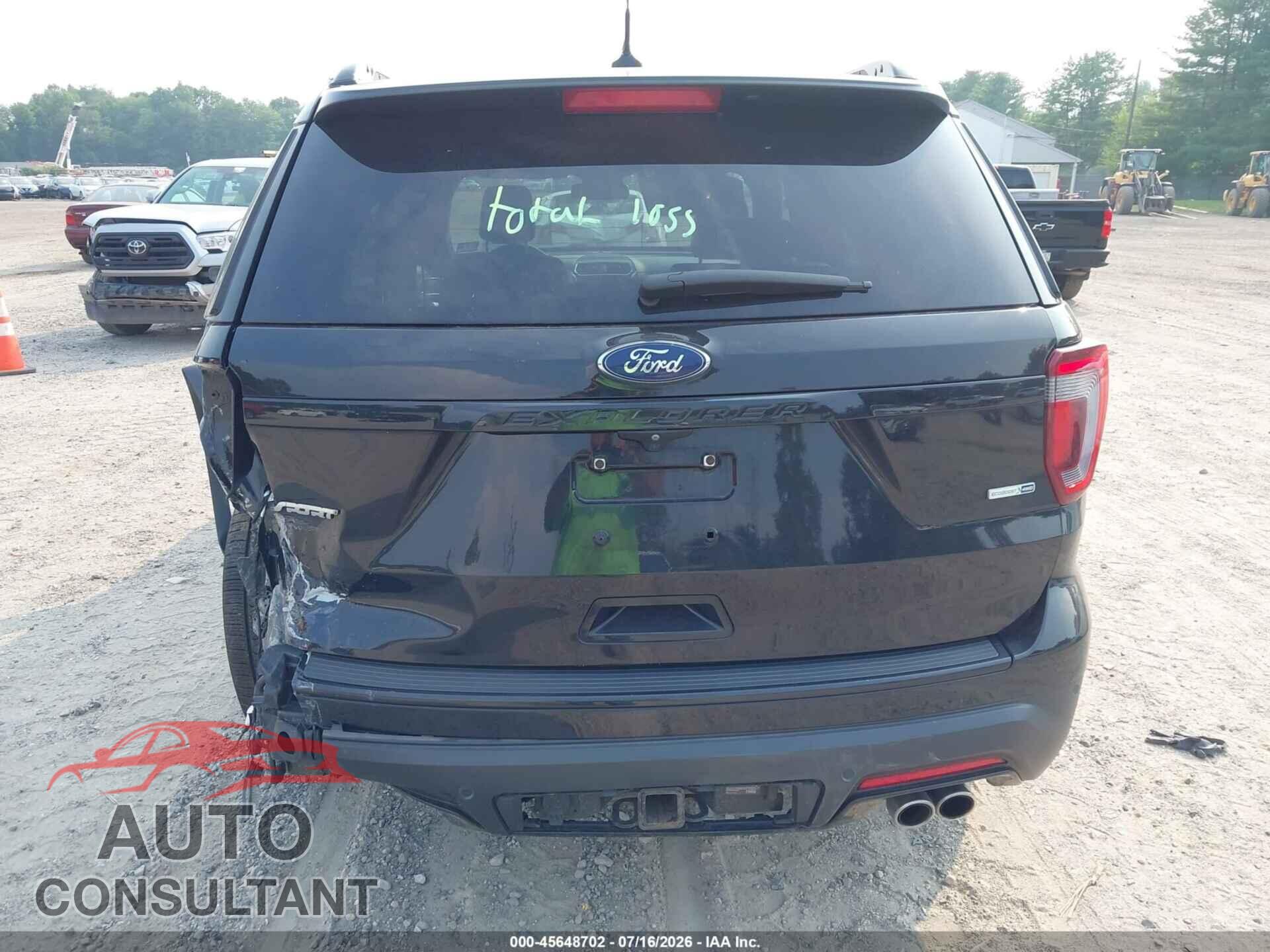 FORD EXPLORER 2018 - 1FM5K8GT1JGB03074