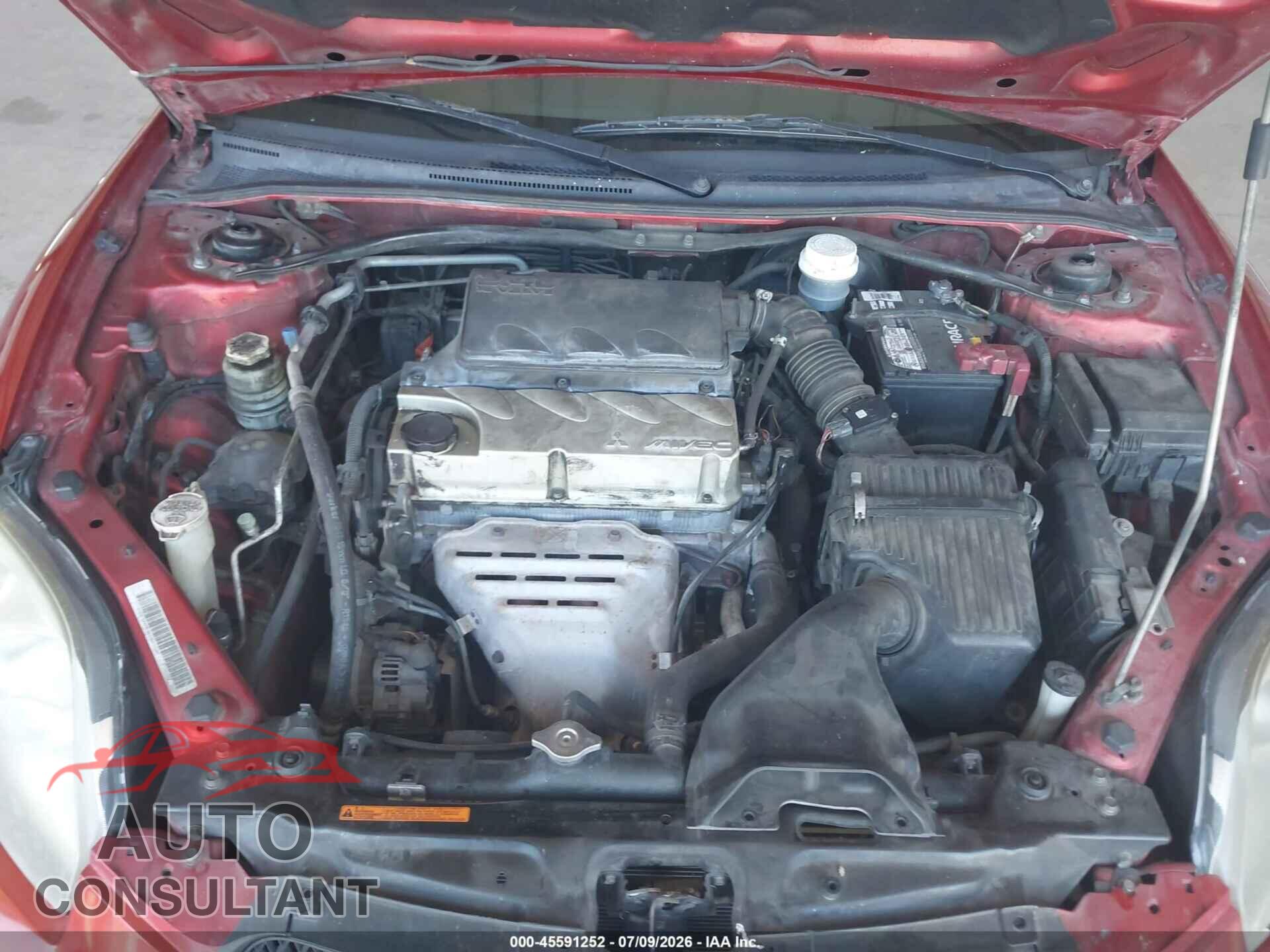 MITSUBISHI ECLIPSE 2011 - 4A37L2EF8BE002922