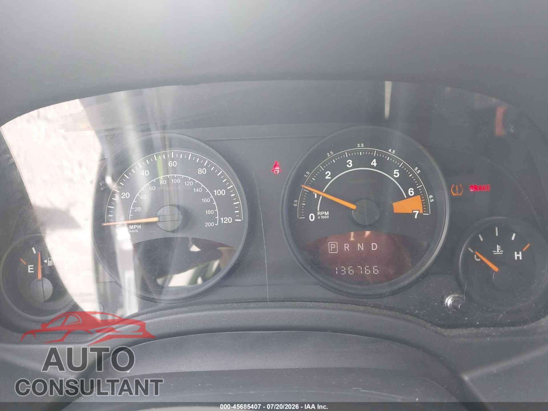 JEEP COMPASS 2017 - 1C4NJCBA2HD123877