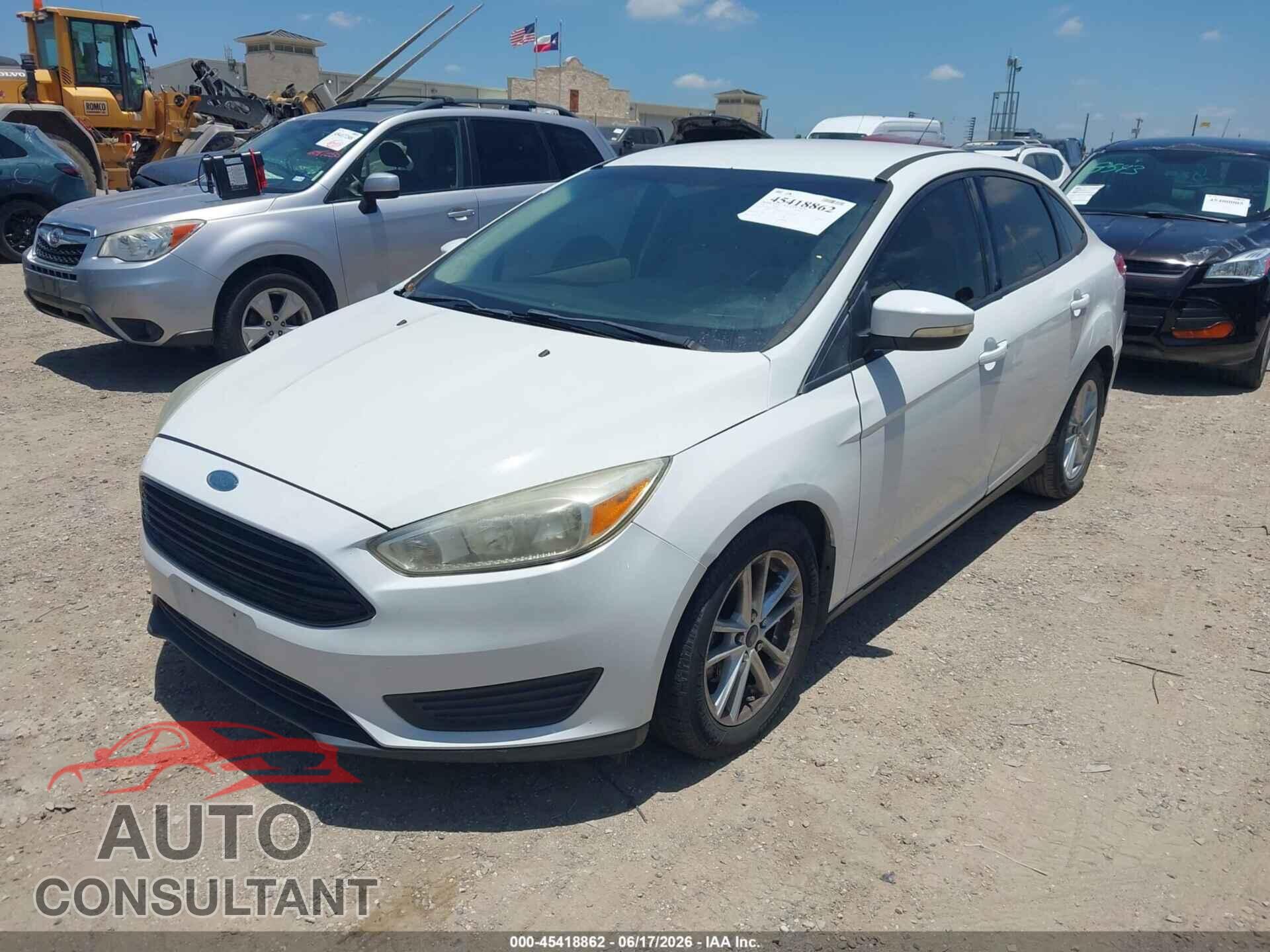 FORD FOCUS 2016 - 1FADP3F22GL401684