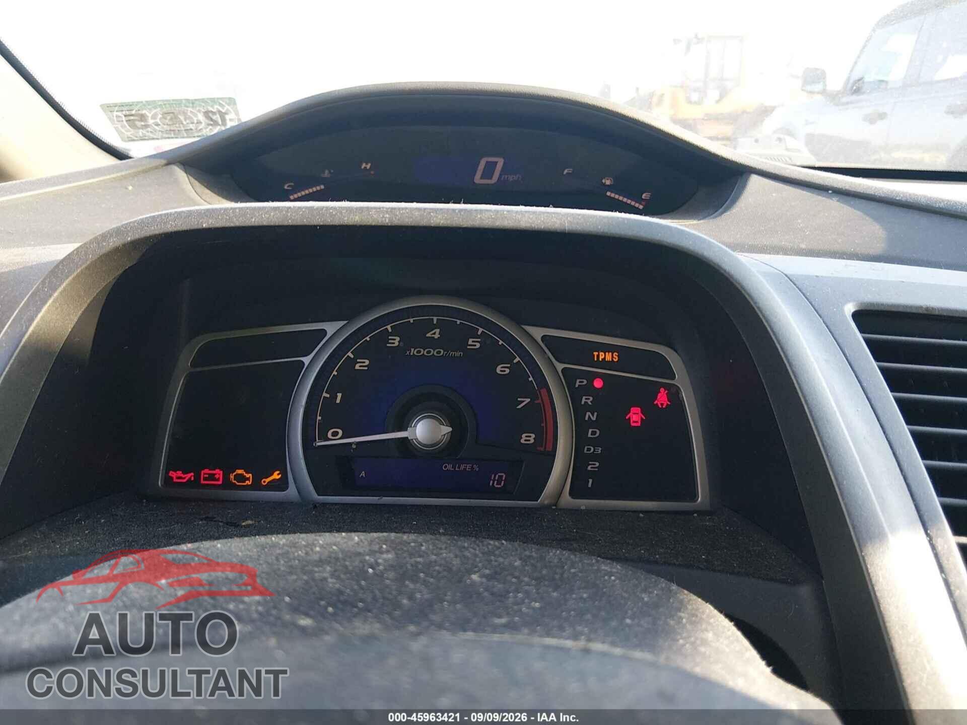 HONDA CIVIC 2011 - 2HGFA1F98BH518652