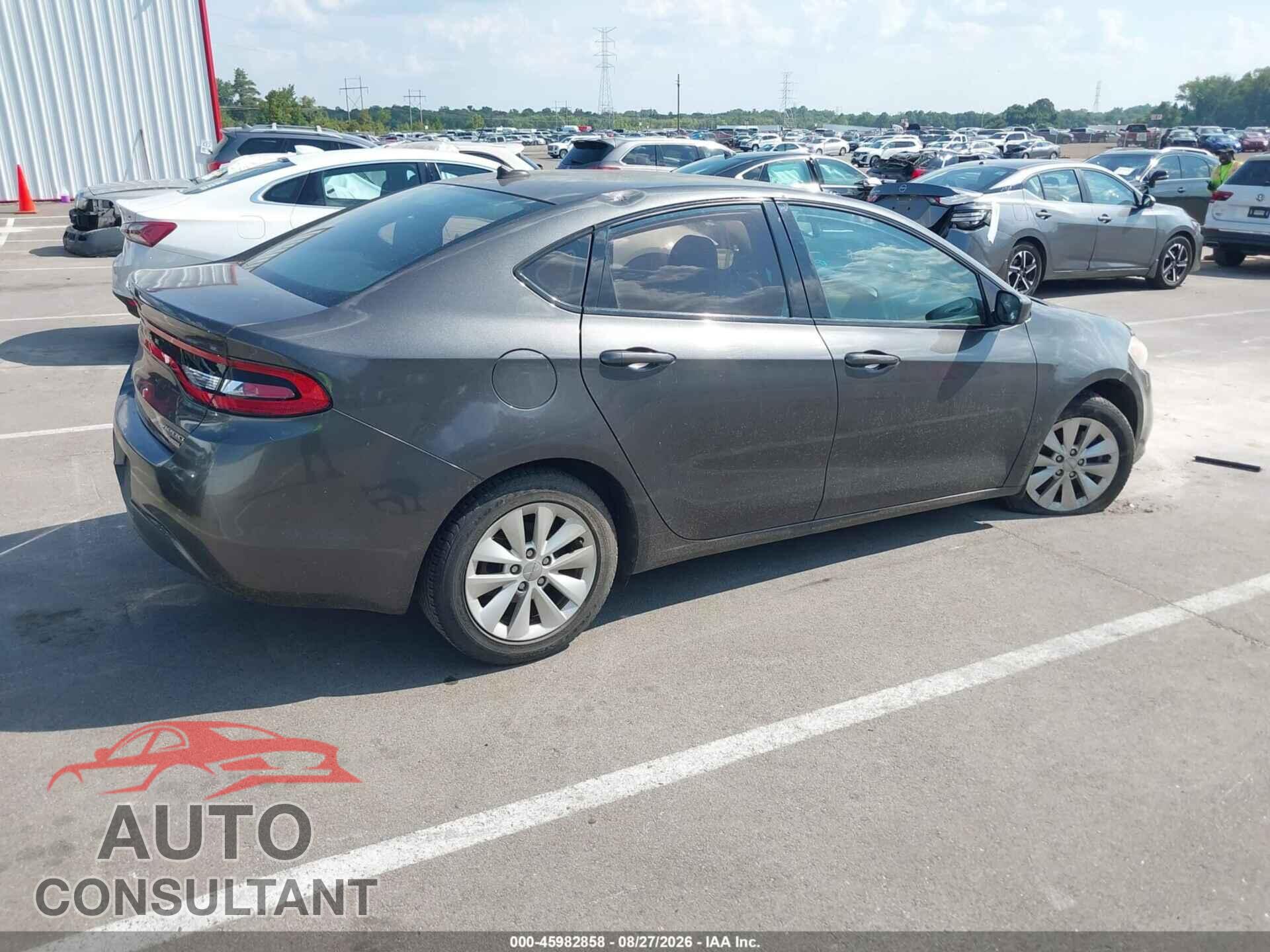 DODGE DART 2015 - 1C3CDFDH7FD213439