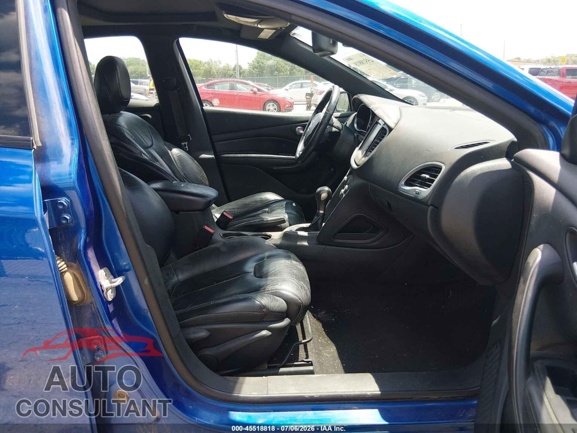 DODGE DART 2013 - 1C3CDFCAXDD176078