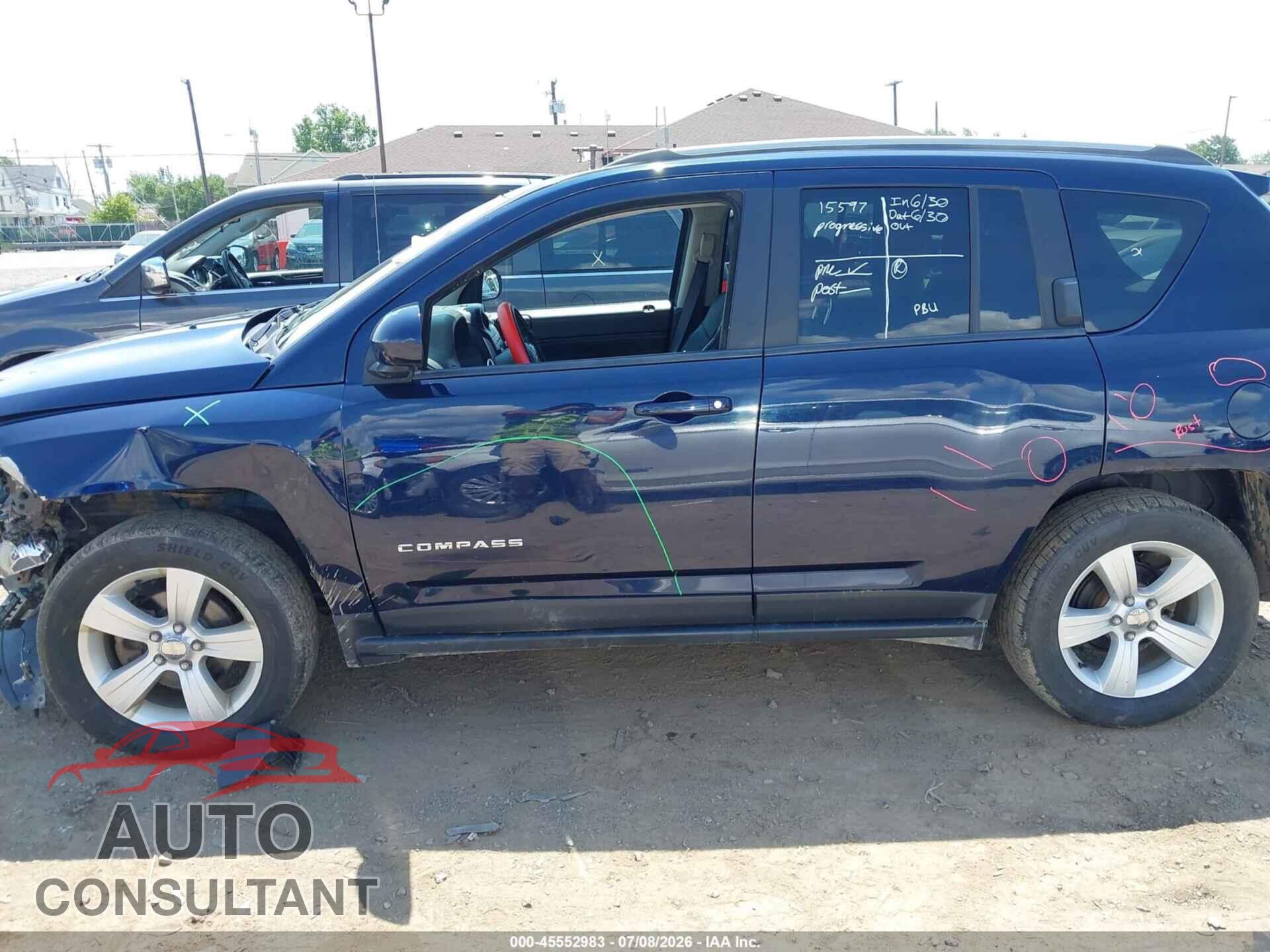 JEEP COMPASS 2017 - 1C4NJDEB8HD163553