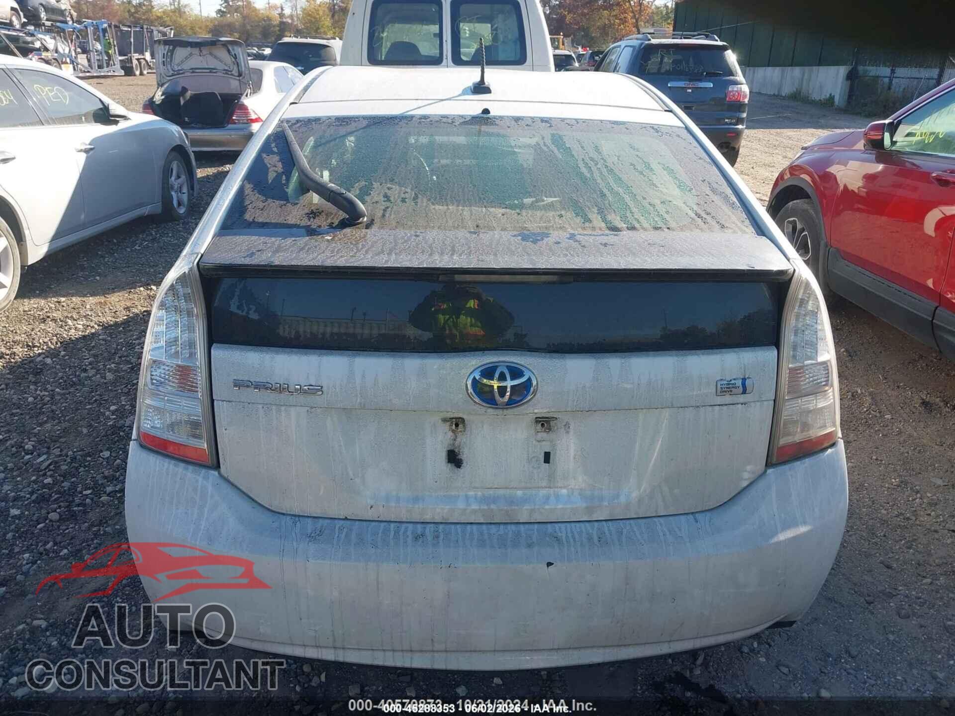 TOYOTA PRIUS 2011 - JTDKN3DU7B0272301