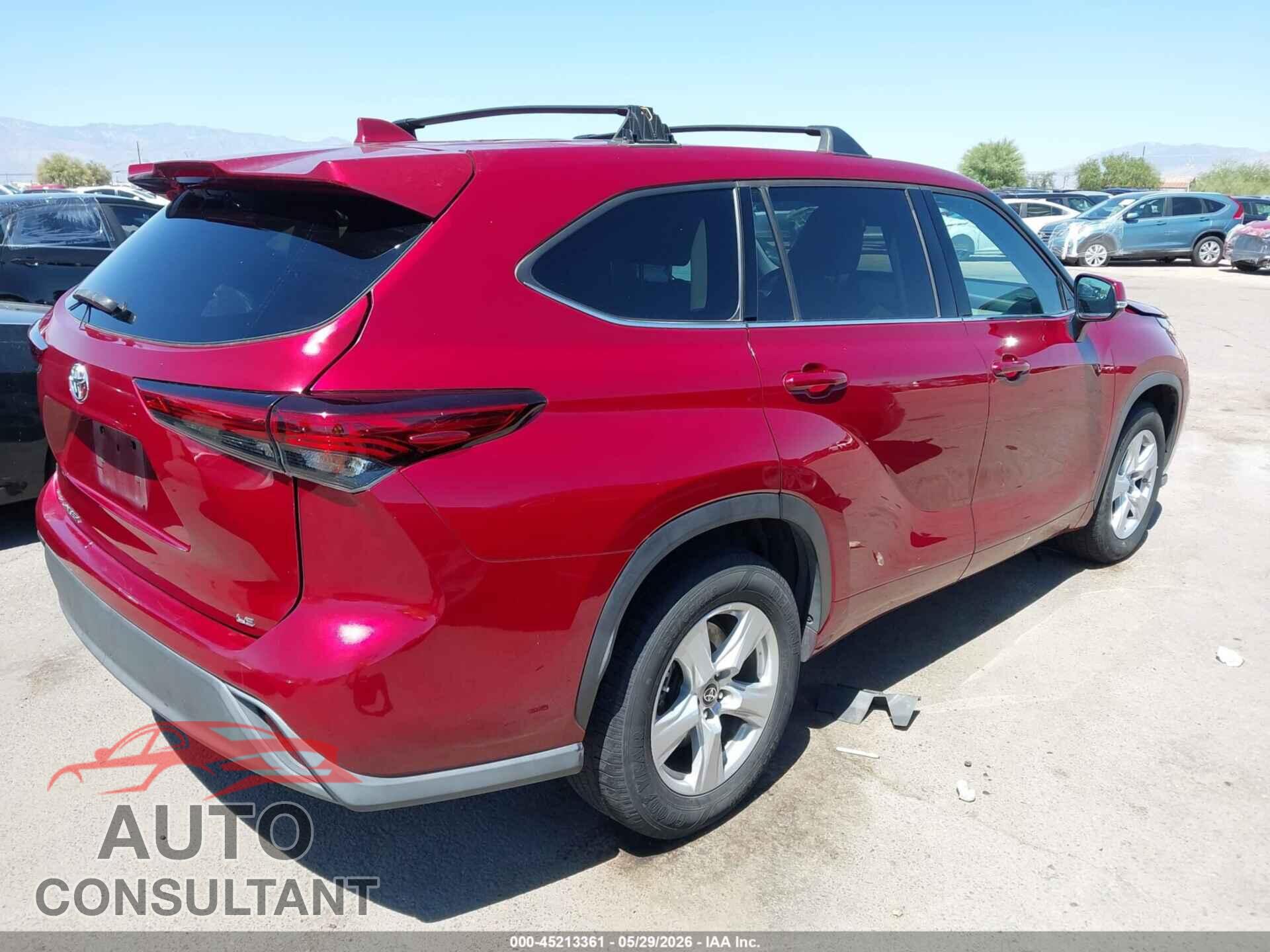 TOYOTA HIGHLANDER 2021 - 5TDZZRAH2MS044302
