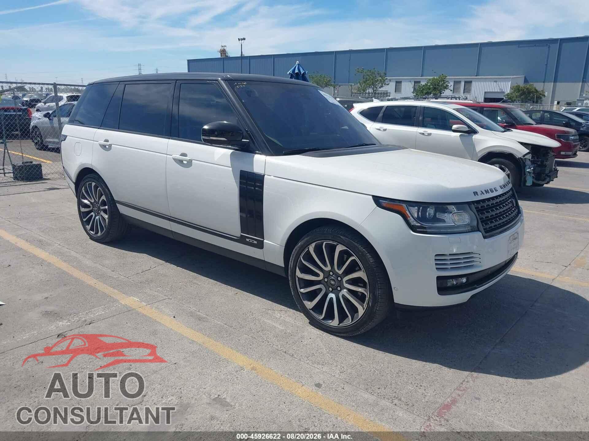 LAND ROVER RANGE ROVER 2016 - SALGS3EF0GA299722