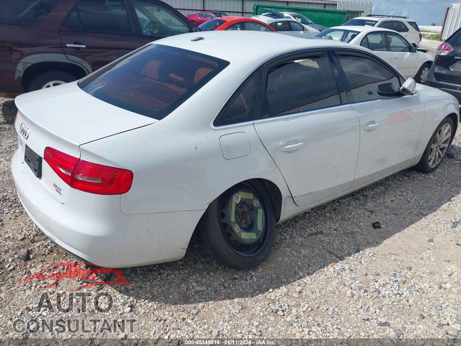 AUDI A4 2013 - WAUFFAFL7DN029775