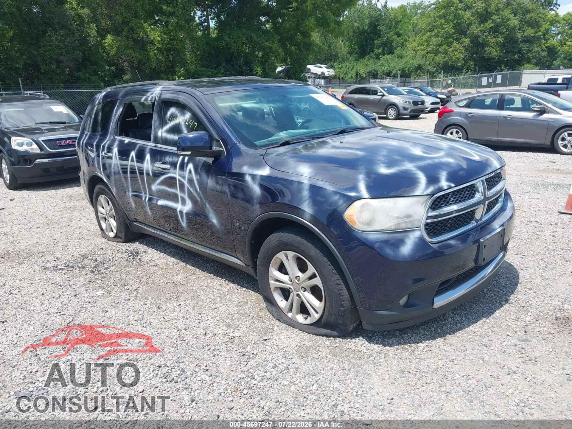 DODGE DURANGO 2013 - 1C4RDJDGXDC616558