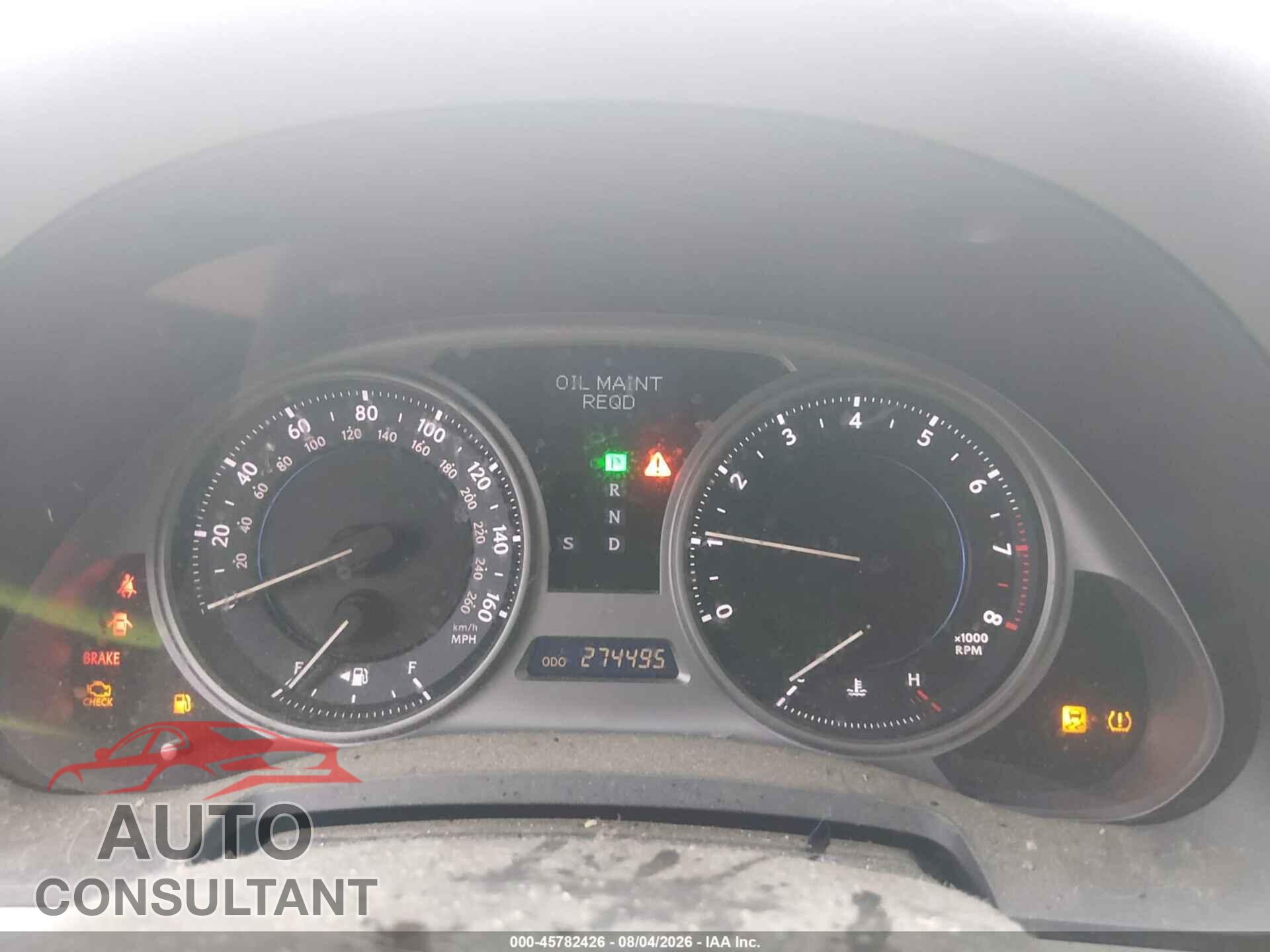 LEXUS IS 250 2009 - JTHBK262692086793