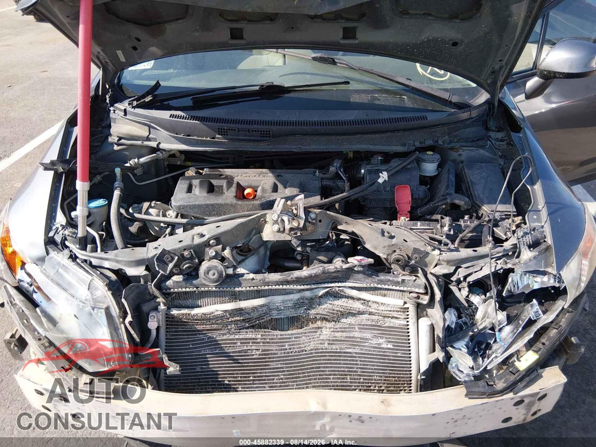 HONDA CIVIC 2012 - 2HGFB2F65CH321500