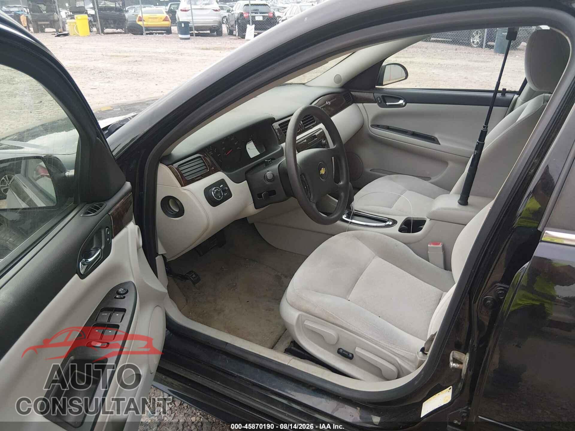 CHEVROLET IMPALA 2012 - 2G1WF5E33C1264811