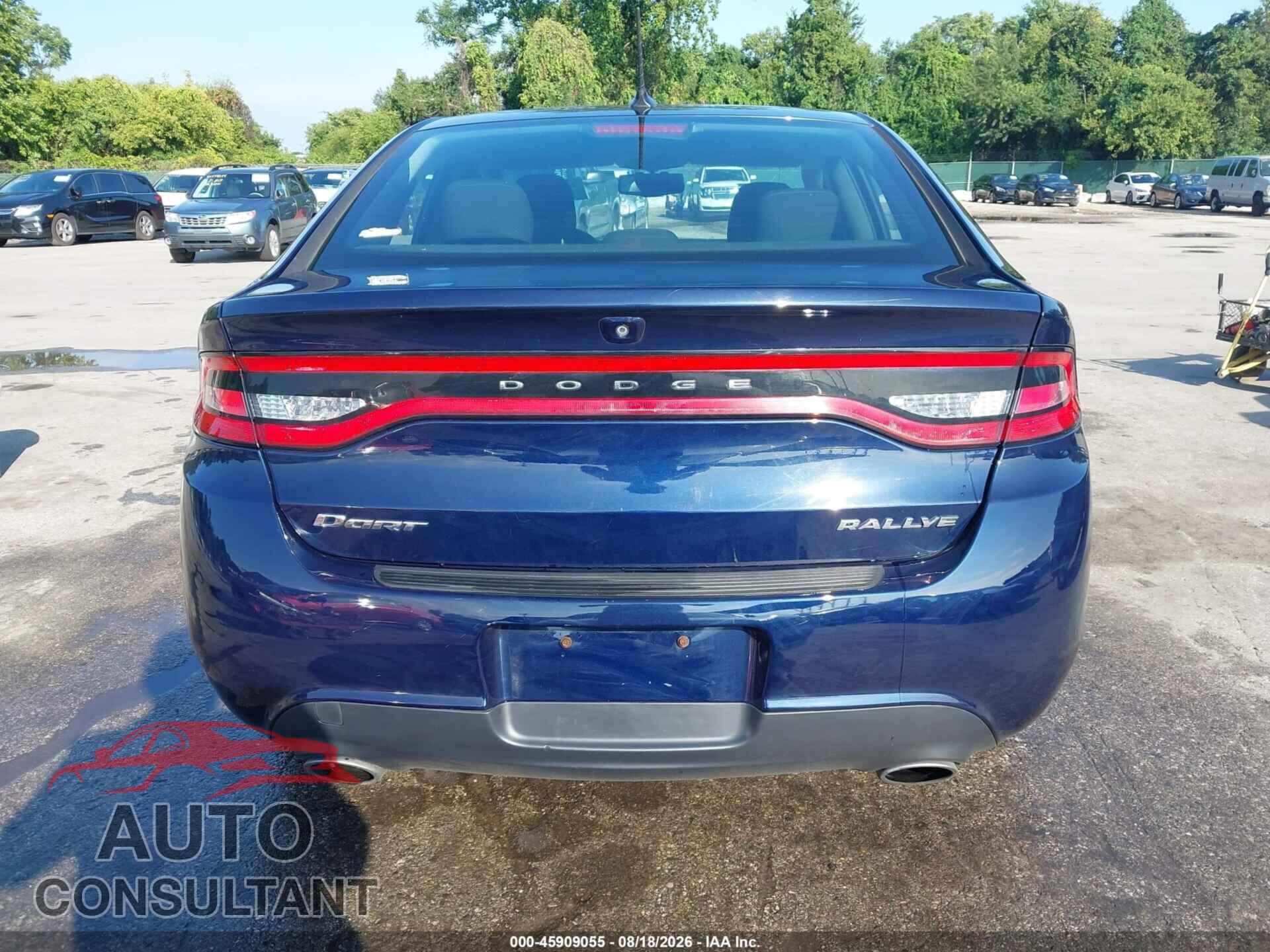 DODGE DART 2013 - 1C3CDFBA8DD336833