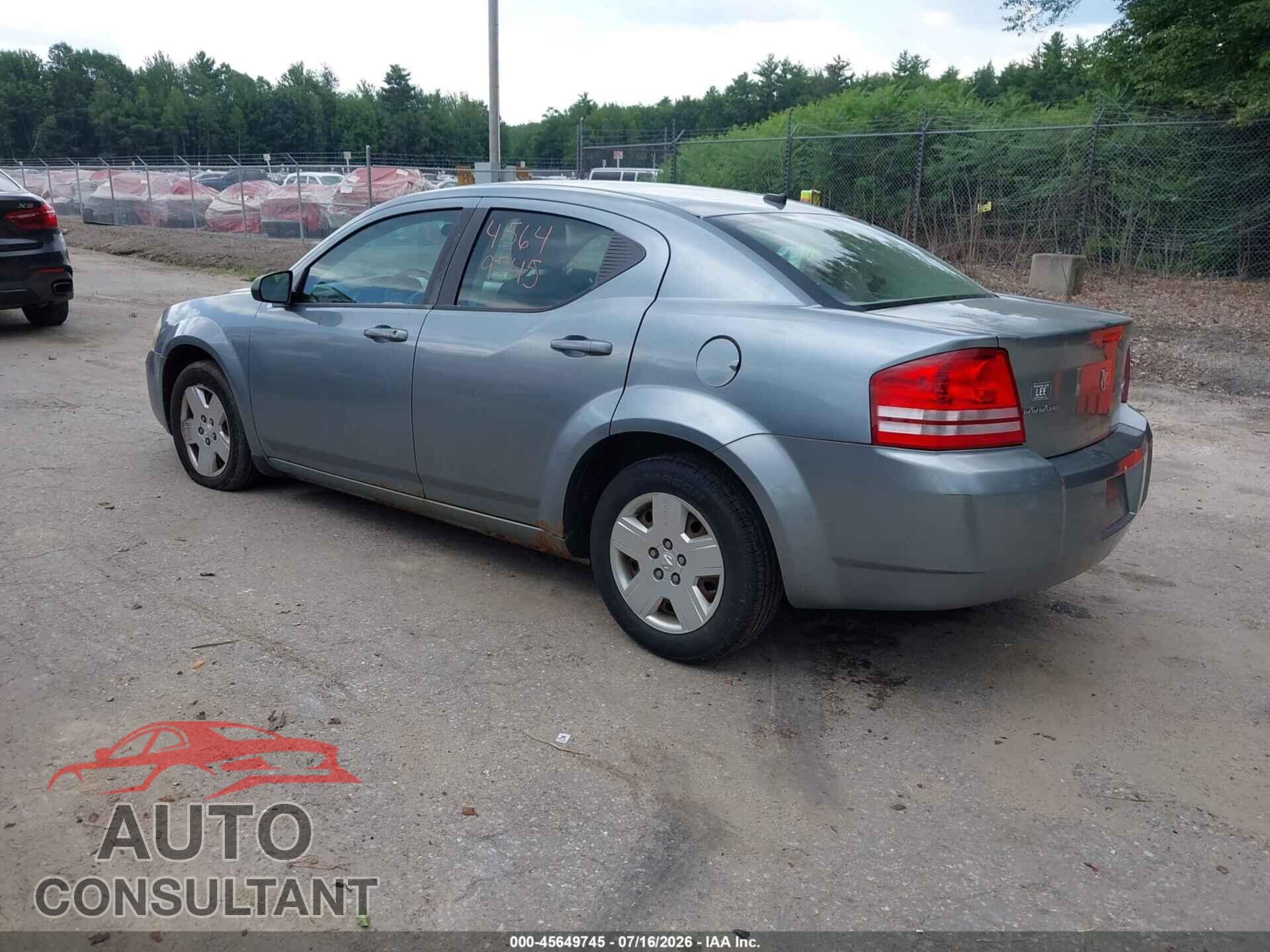 DODGE AVENGER 2010 - 1B3CC4FB5AN179565