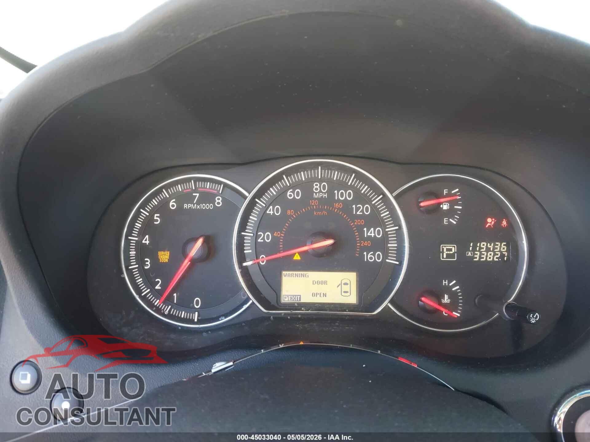 NISSAN MAXIMA 2013 - 1N4AA5AP1DC810872