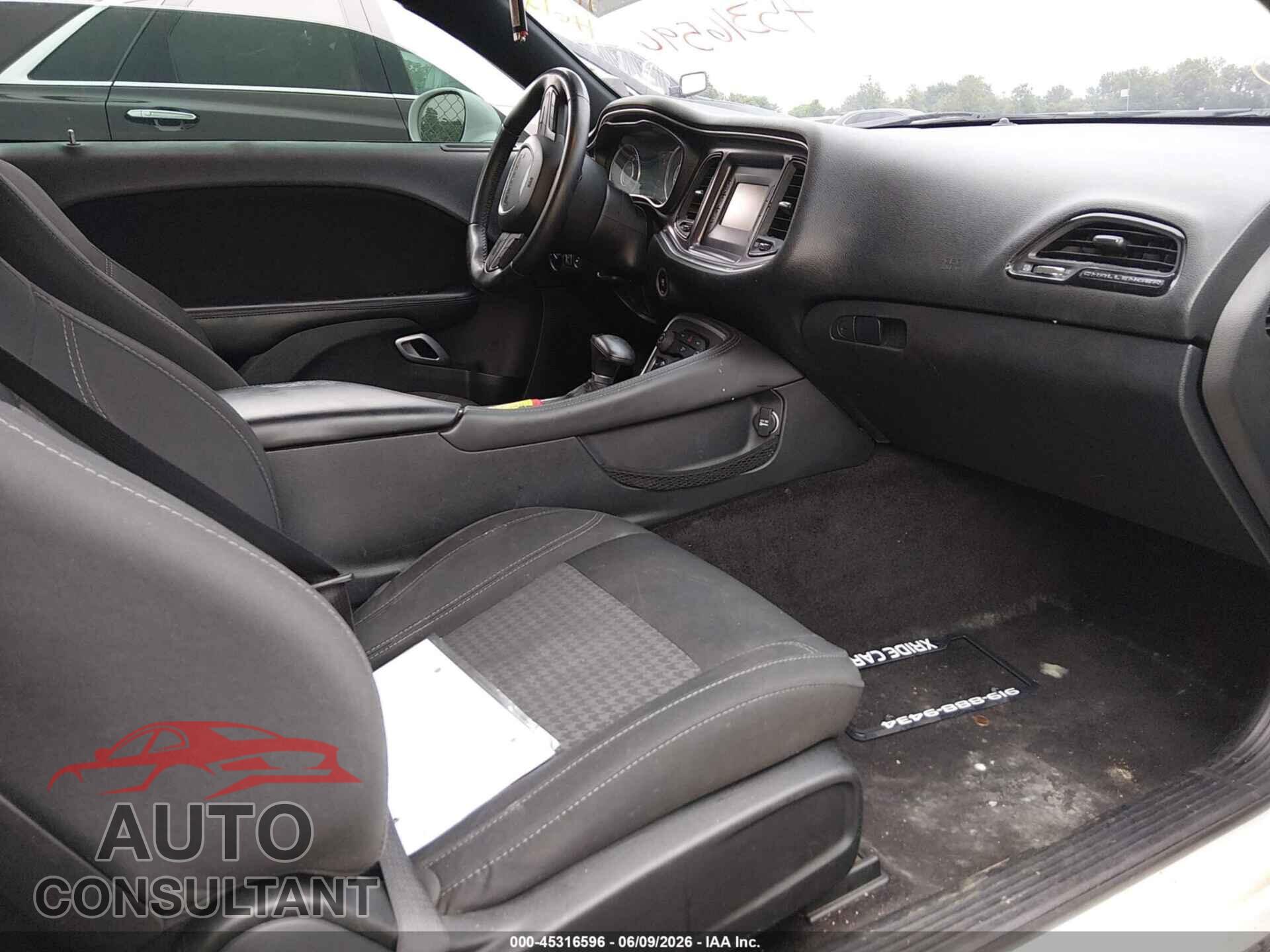 DODGE CHALLENGER 2016 - 2C3CDZAG6GH200876