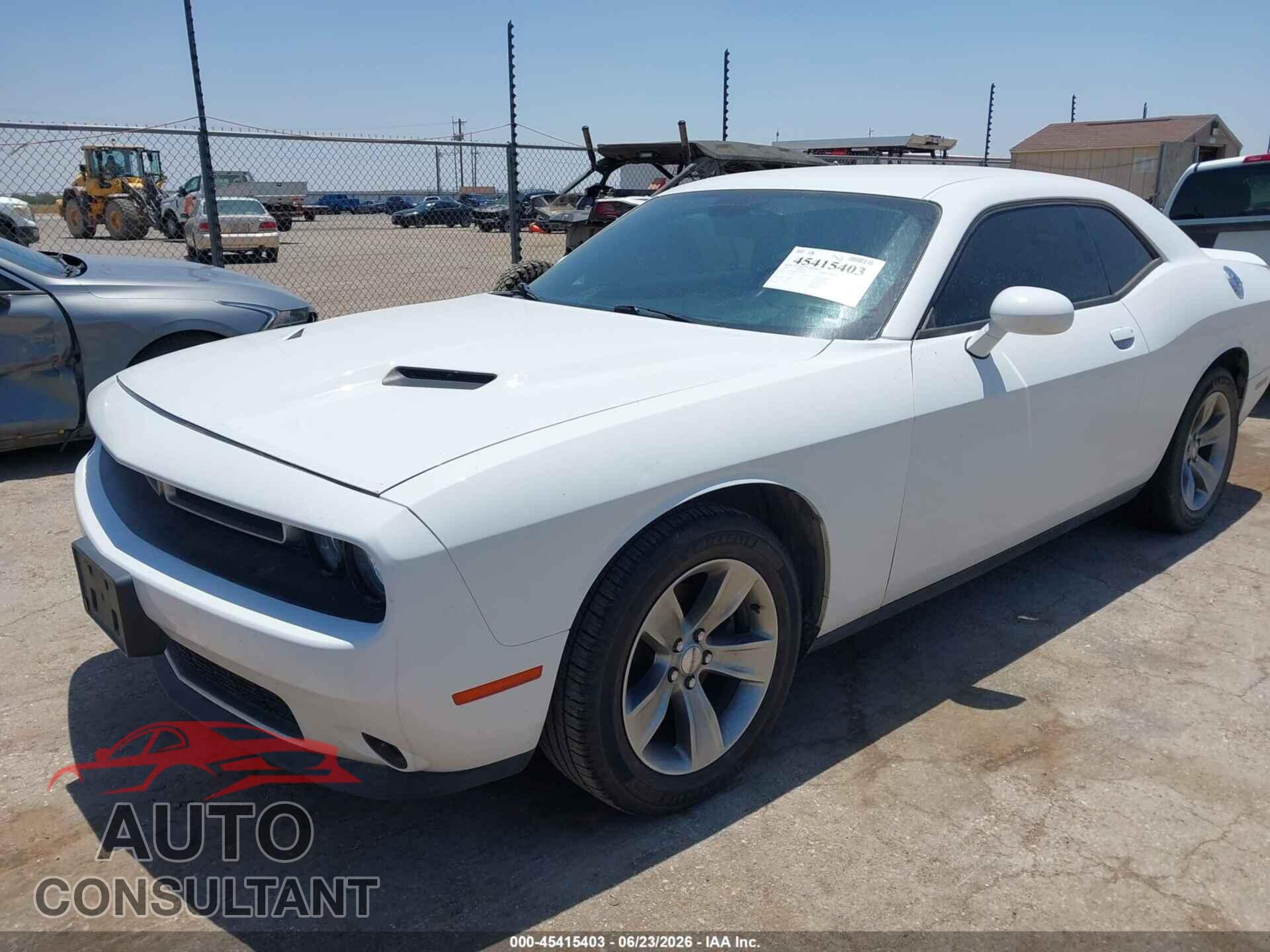 DODGE CHALLENGER 2019 - 2C3CDZAG6KH616001