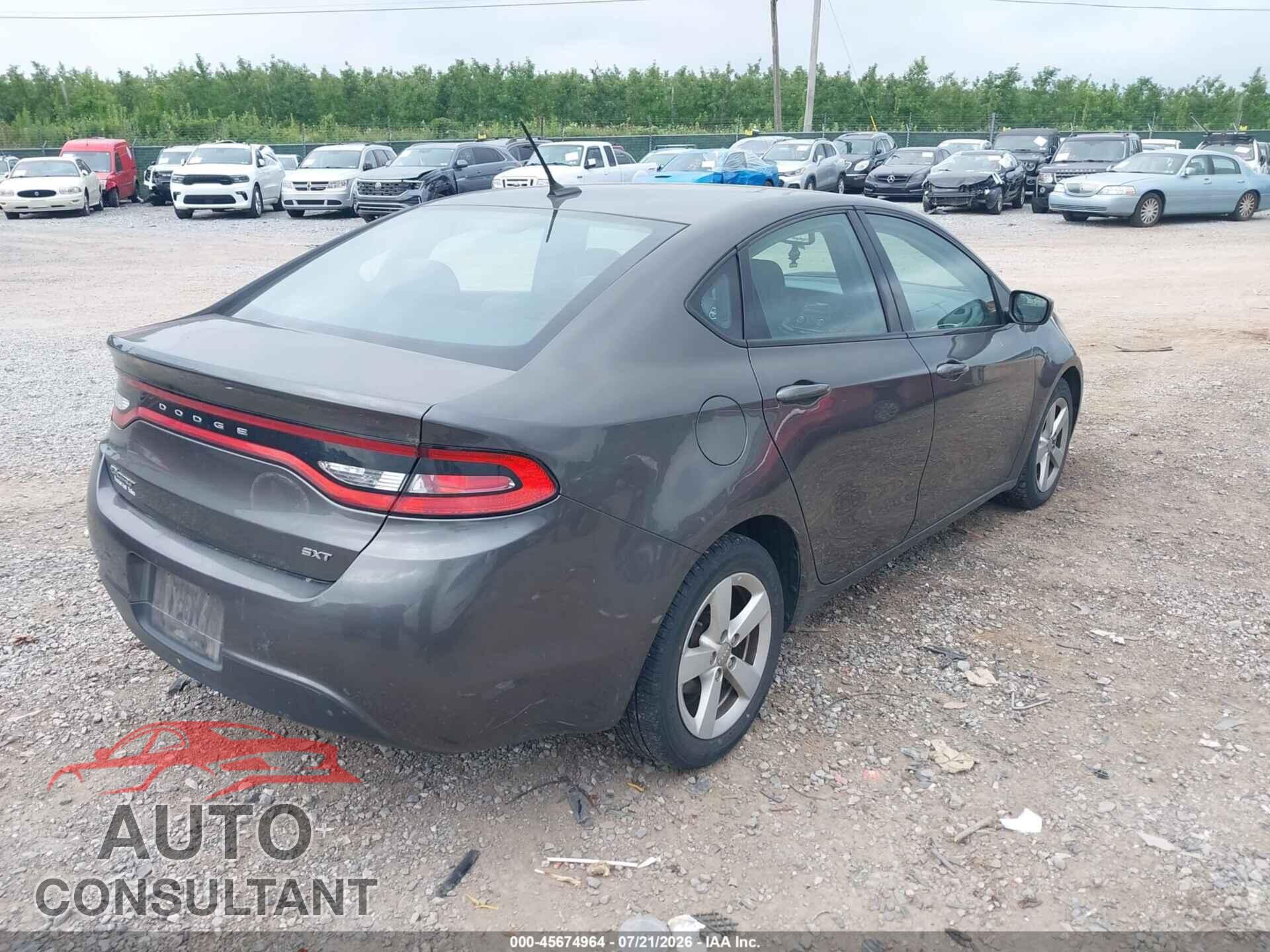 DODGE DART 2015 - 1C3CDFBB3FD306442