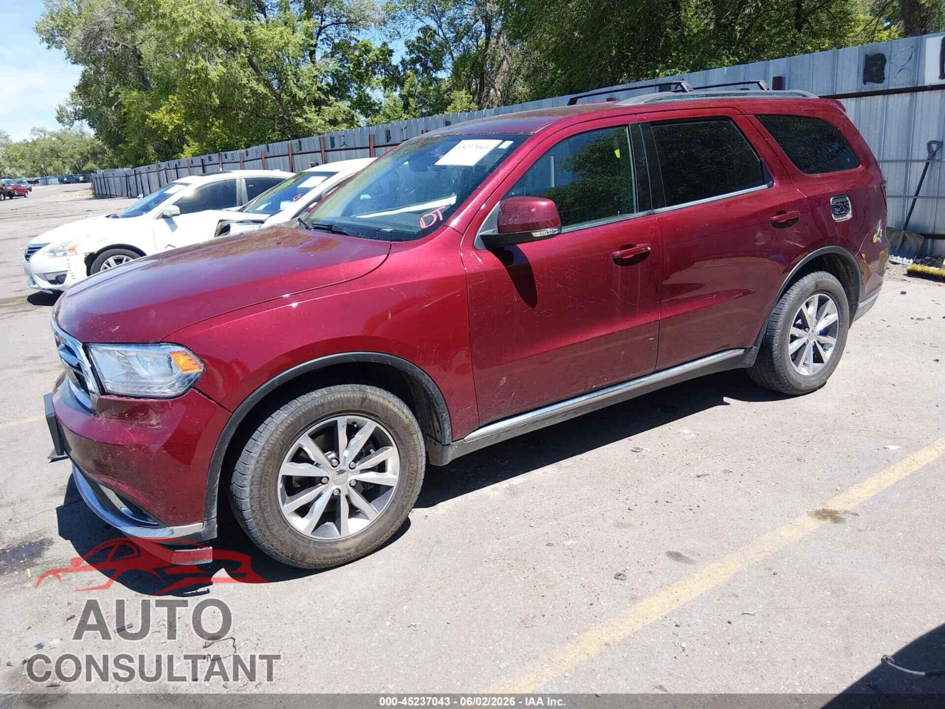 DODGE DURANGO 2016 - 1C4RDJDG3GC484411