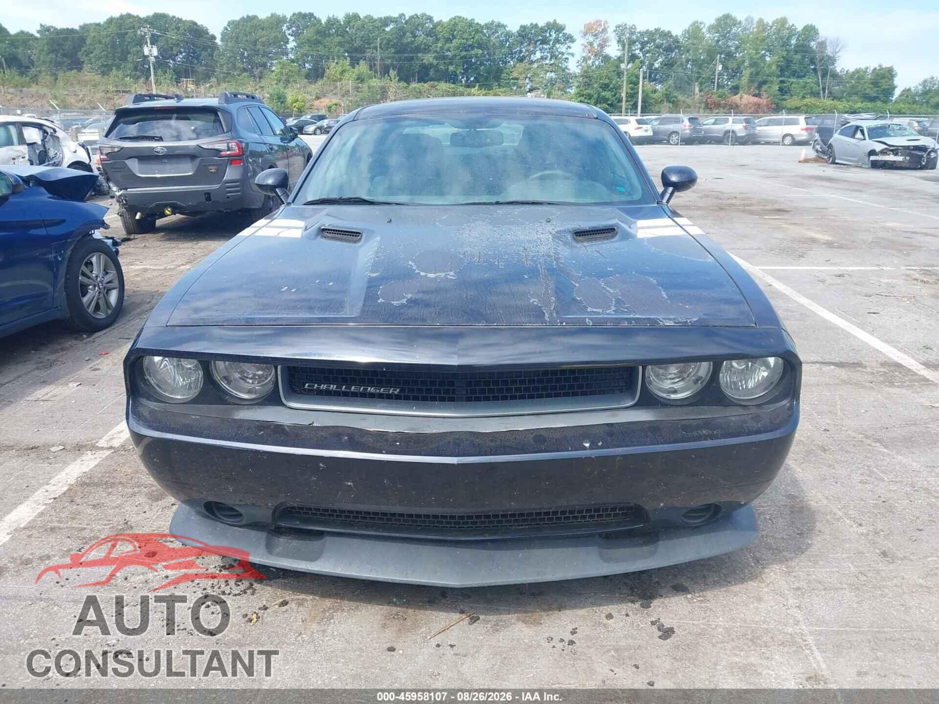 DODGE CHALLENGER 2012 - 2C3CDYAG7CH204598