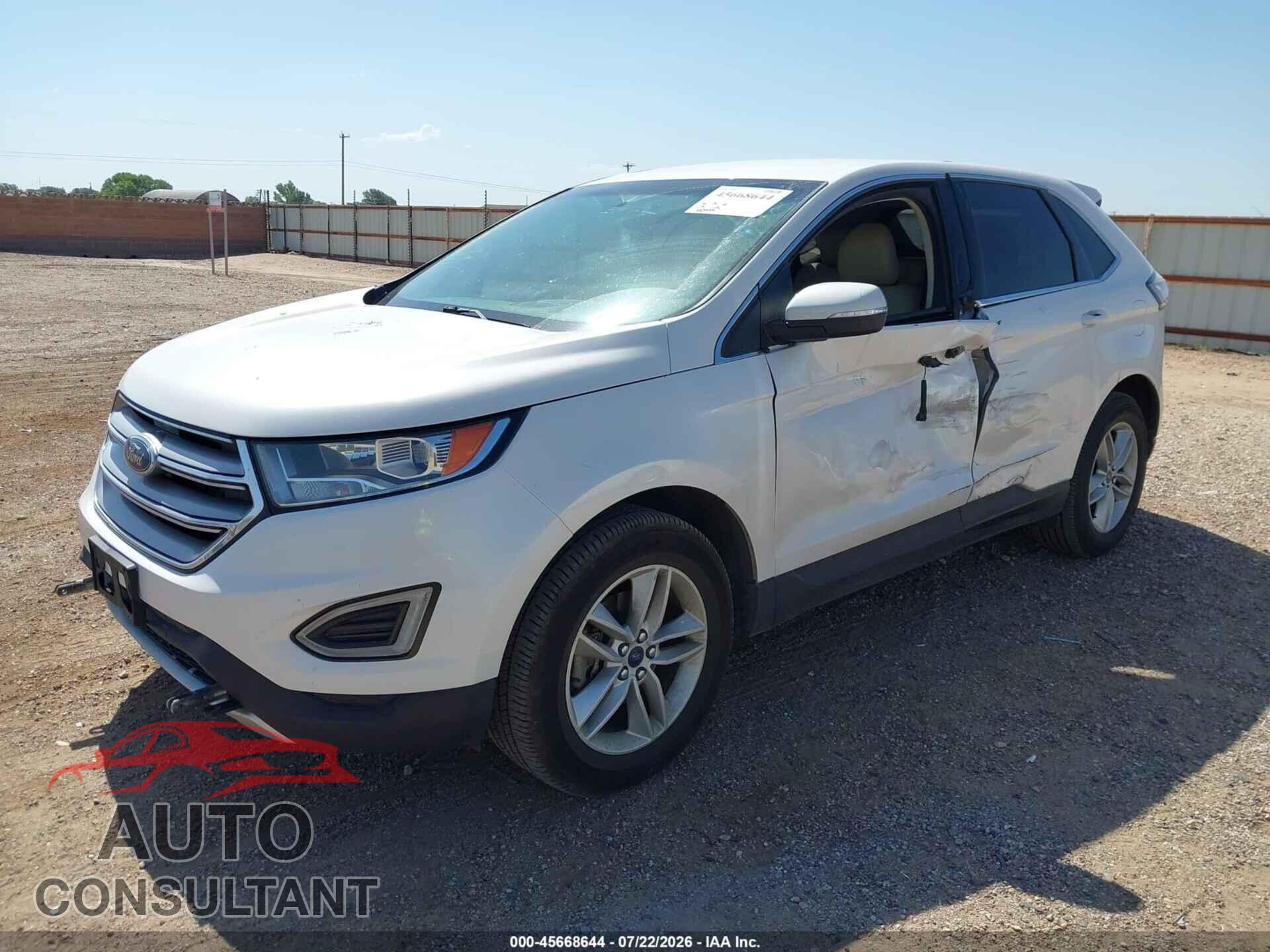 FORD EDGE 2015 - 2FMTK3J80FBB80726