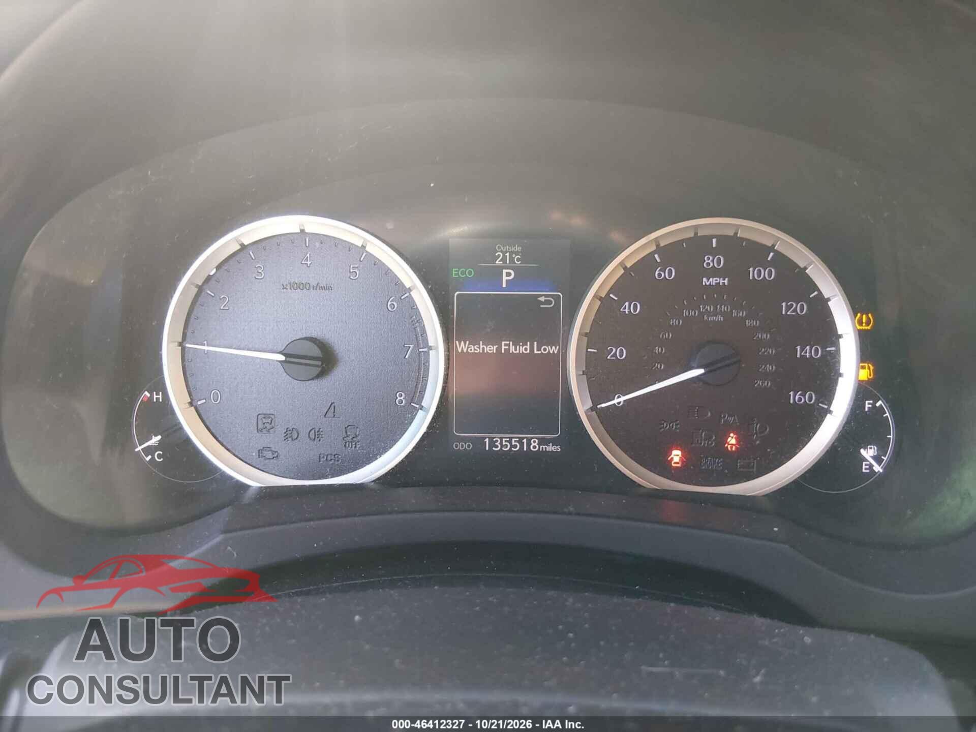 LEXUS IS 250 2014 - JTHCF1D23E5001598