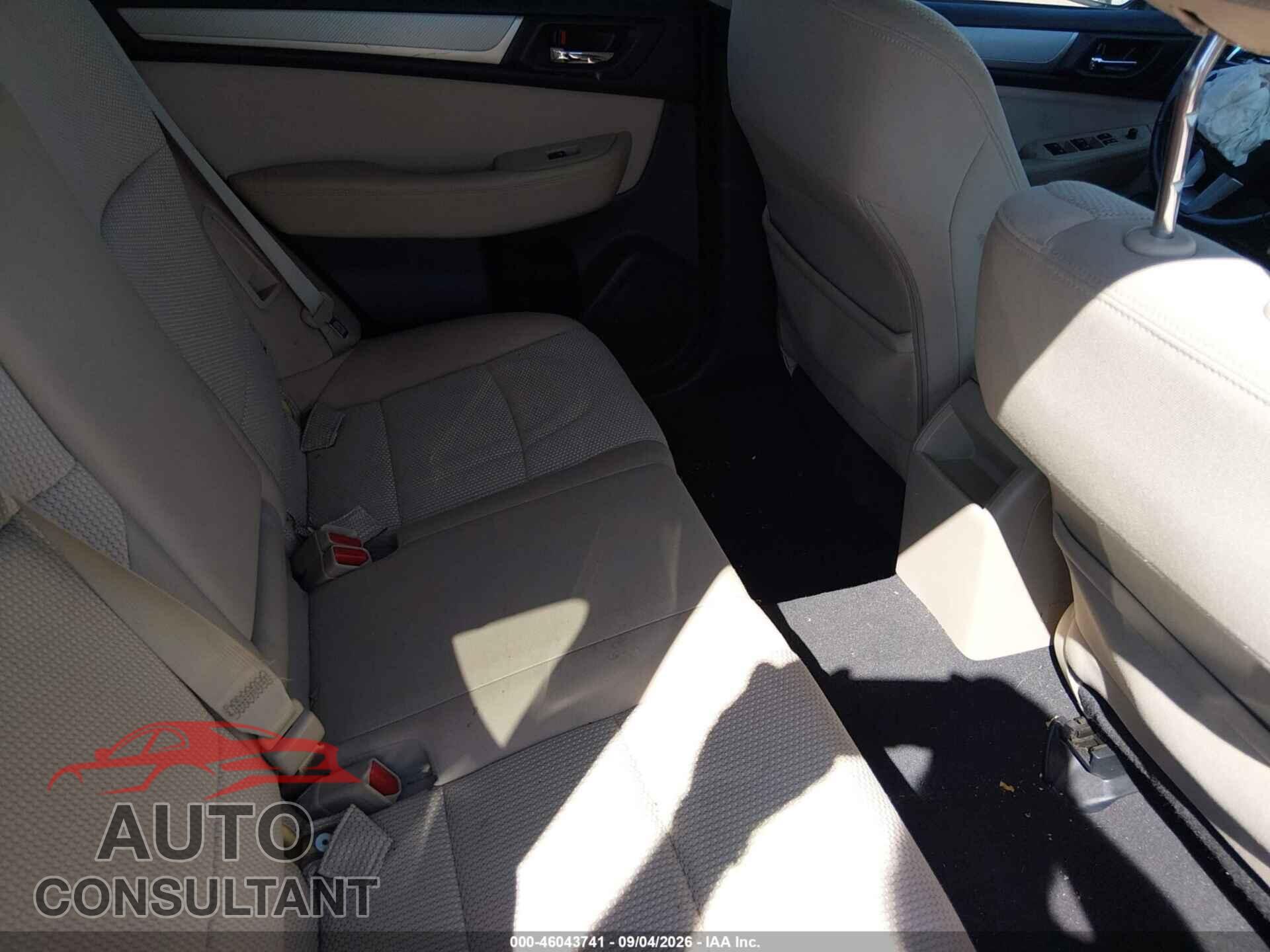 SUBARU OUTBACK 2016 - 4S4BSBFCXG3257008