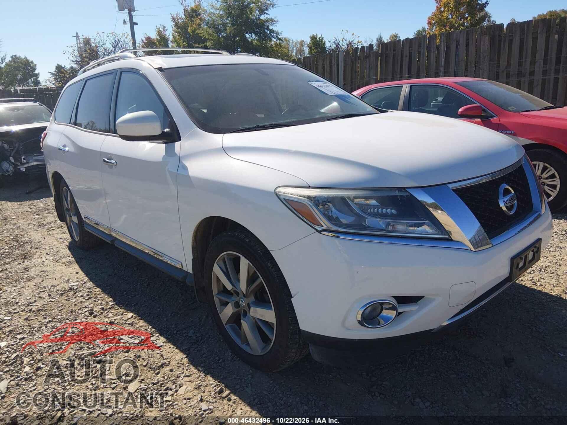 NISSAN PATHFINDER 2013 - 5N1AR2MM8DC643277