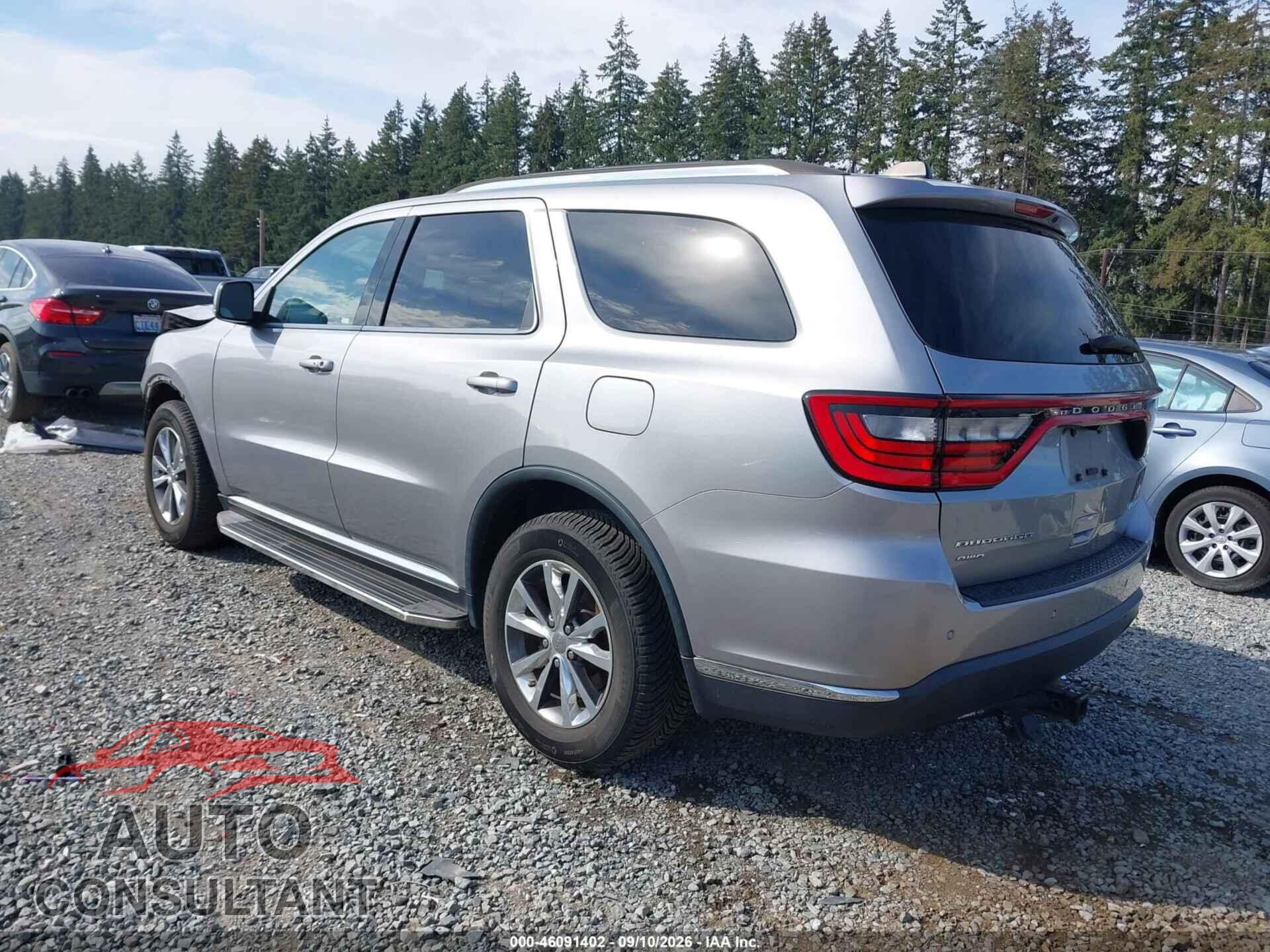 DODGE DURANGO 2016 - 1C4RDJDG3GC301864