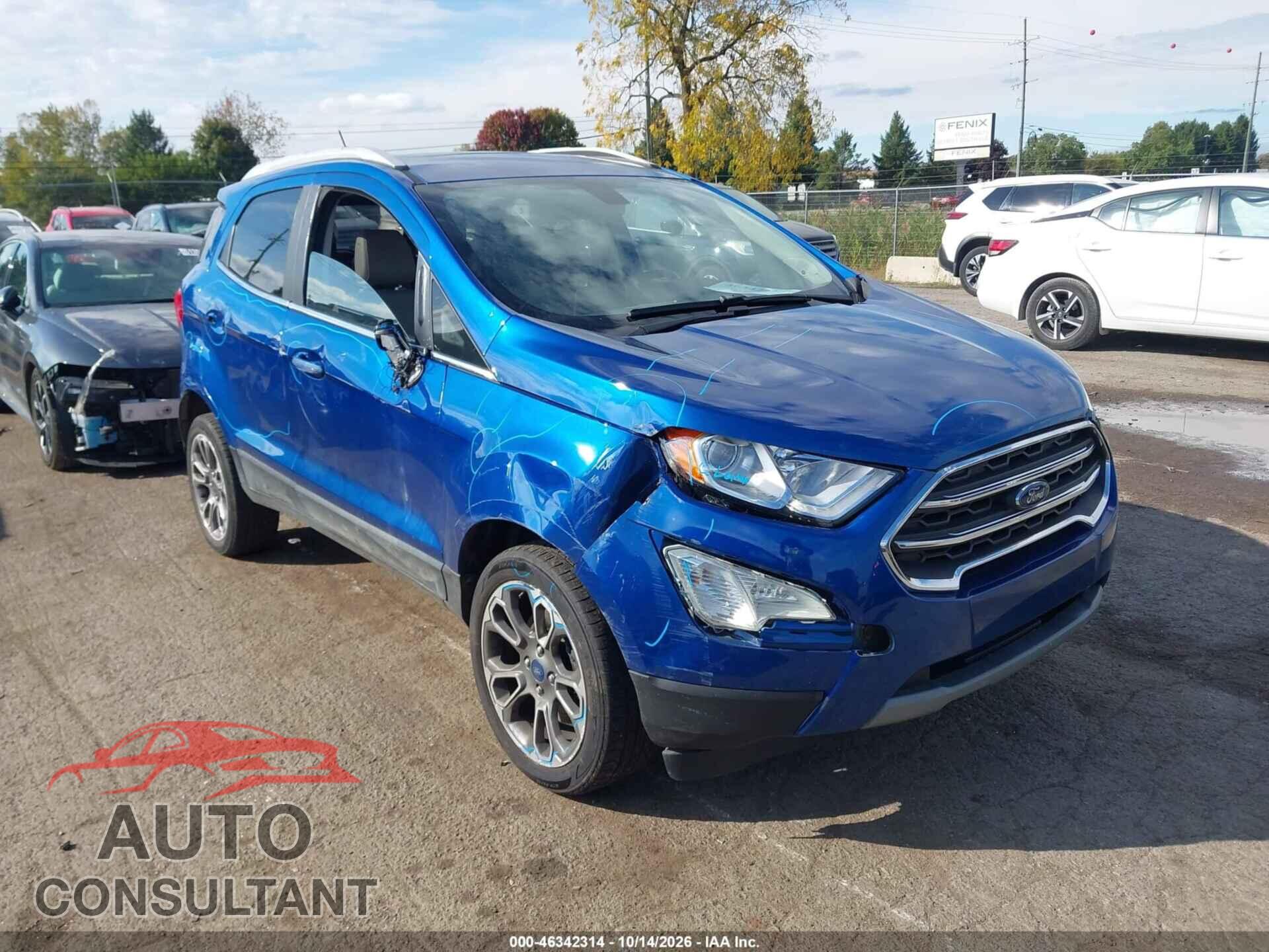 FORD ECOSPORT 2021 - MAJ6S3KLXMC427967