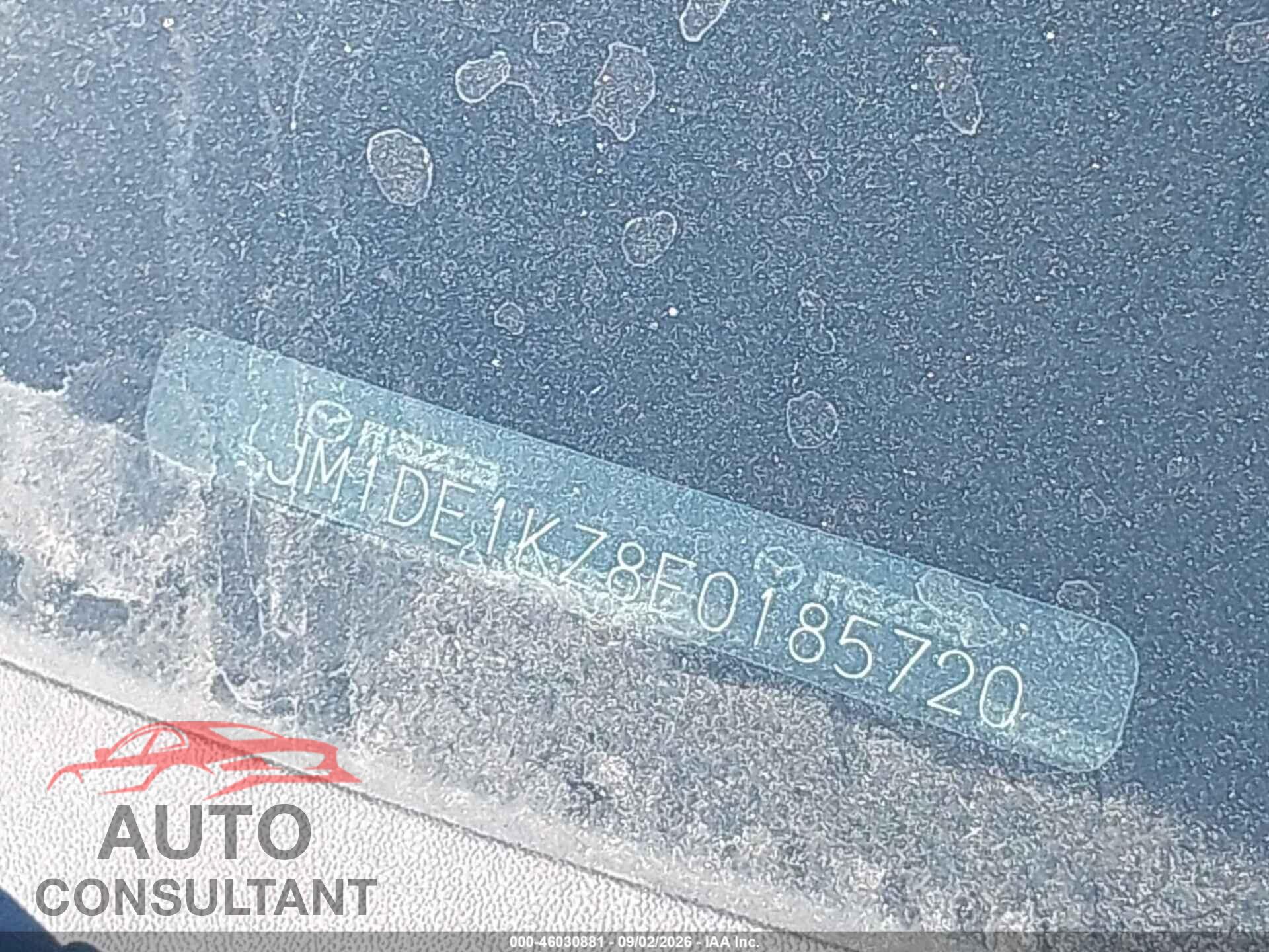 MAZDA MAZDA2 2014 - JM1DE1KZ8E0185720
