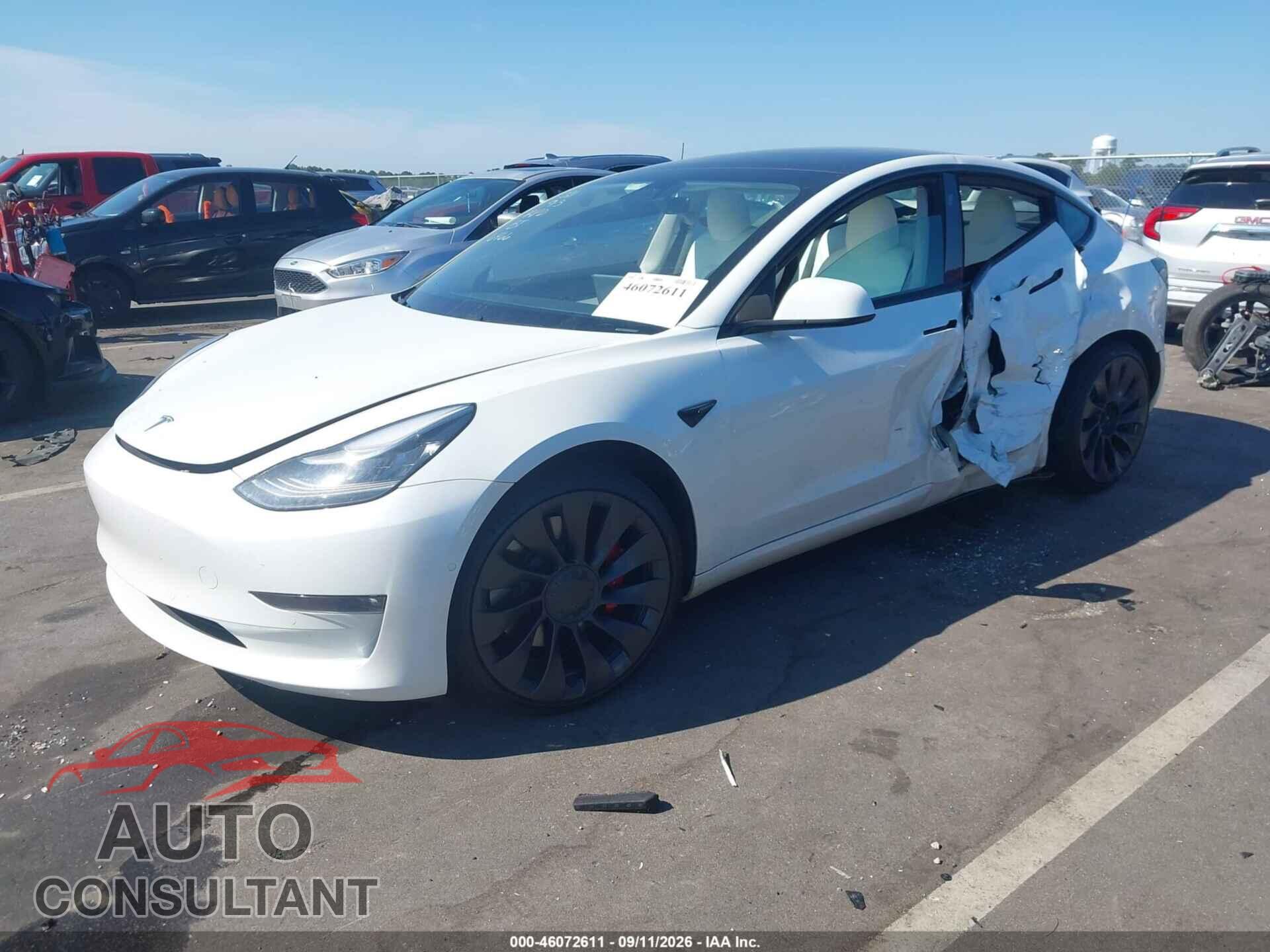 TESLA MODEL 3 2021 - 5YJ3E1EC8MF856466