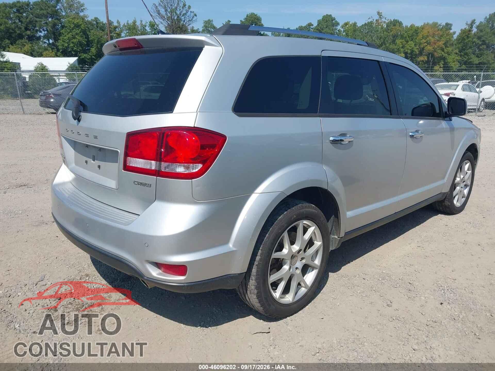 DODGE JOURNEY 2013 - 3C4PDCDG8DT510665