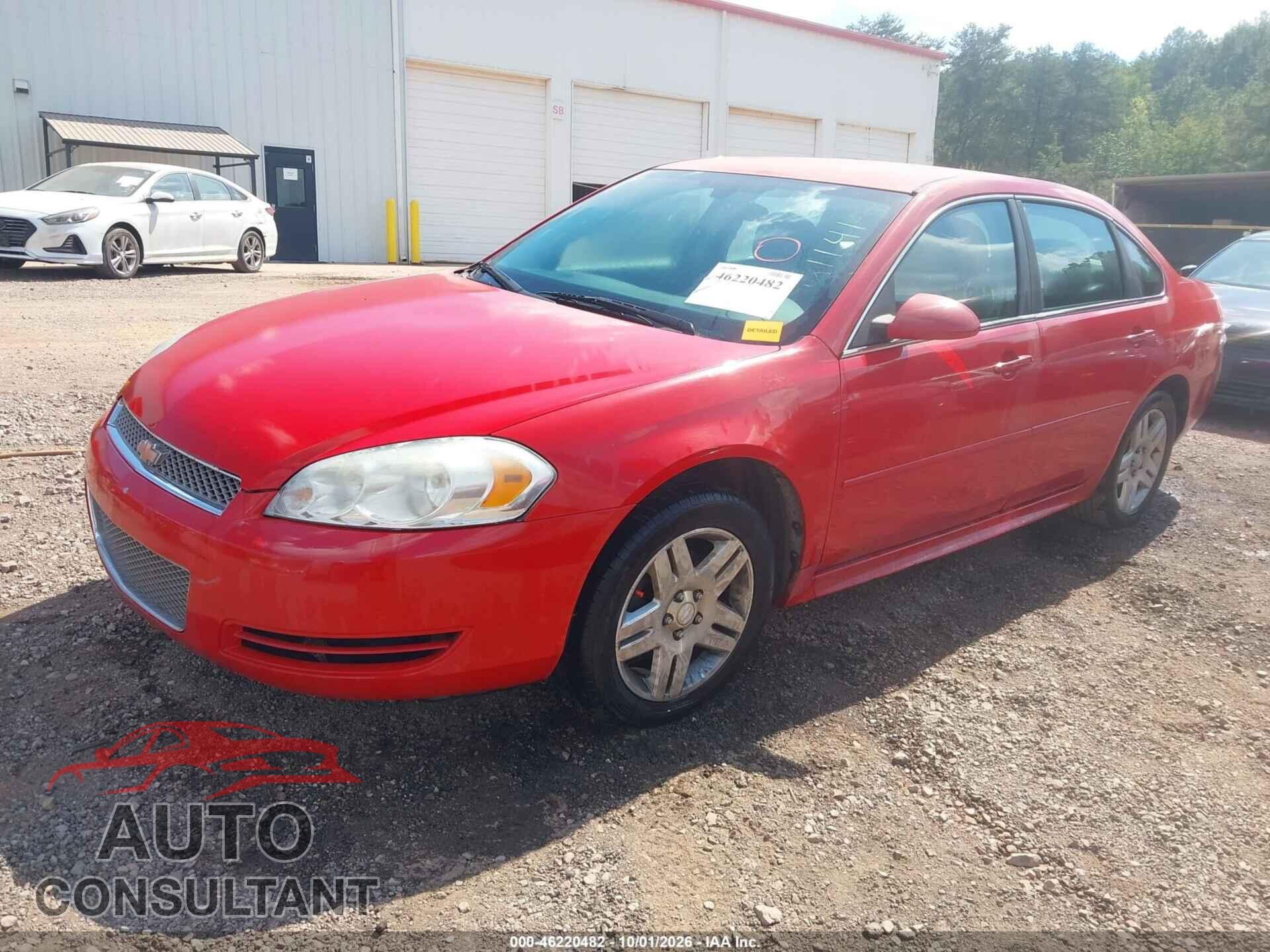 CHEVROLET IMPALA 2012 - 2G1WG5E34C1221141