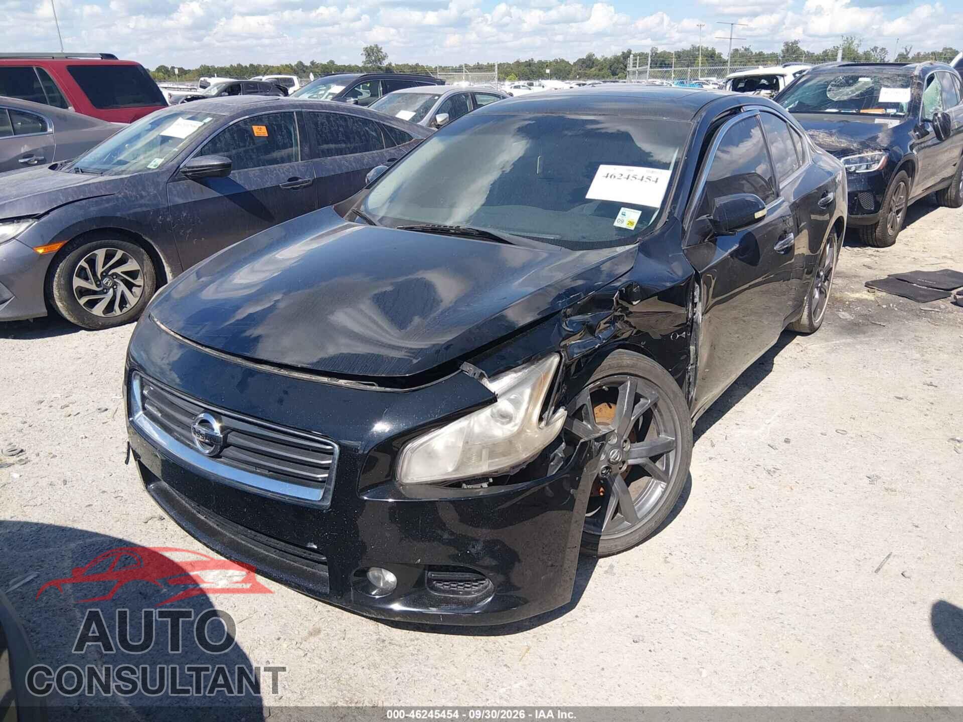 NISSAN MAXIMA 2013 - 1N4AA5AP1DC806398