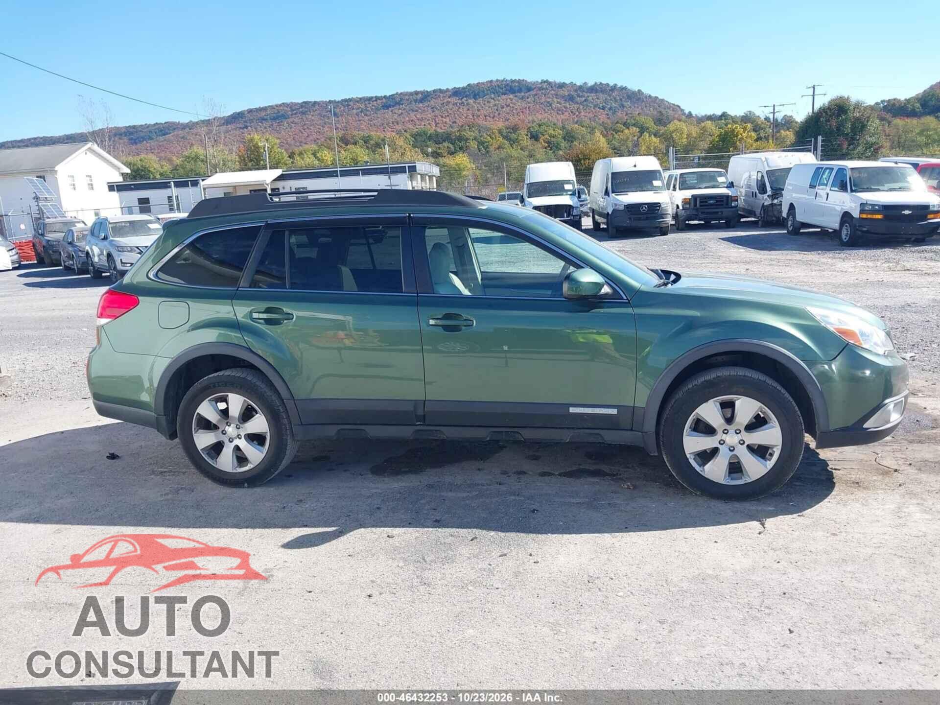 SUBARU OUTBACK 2012 - 4S4BRBCC6C3272003