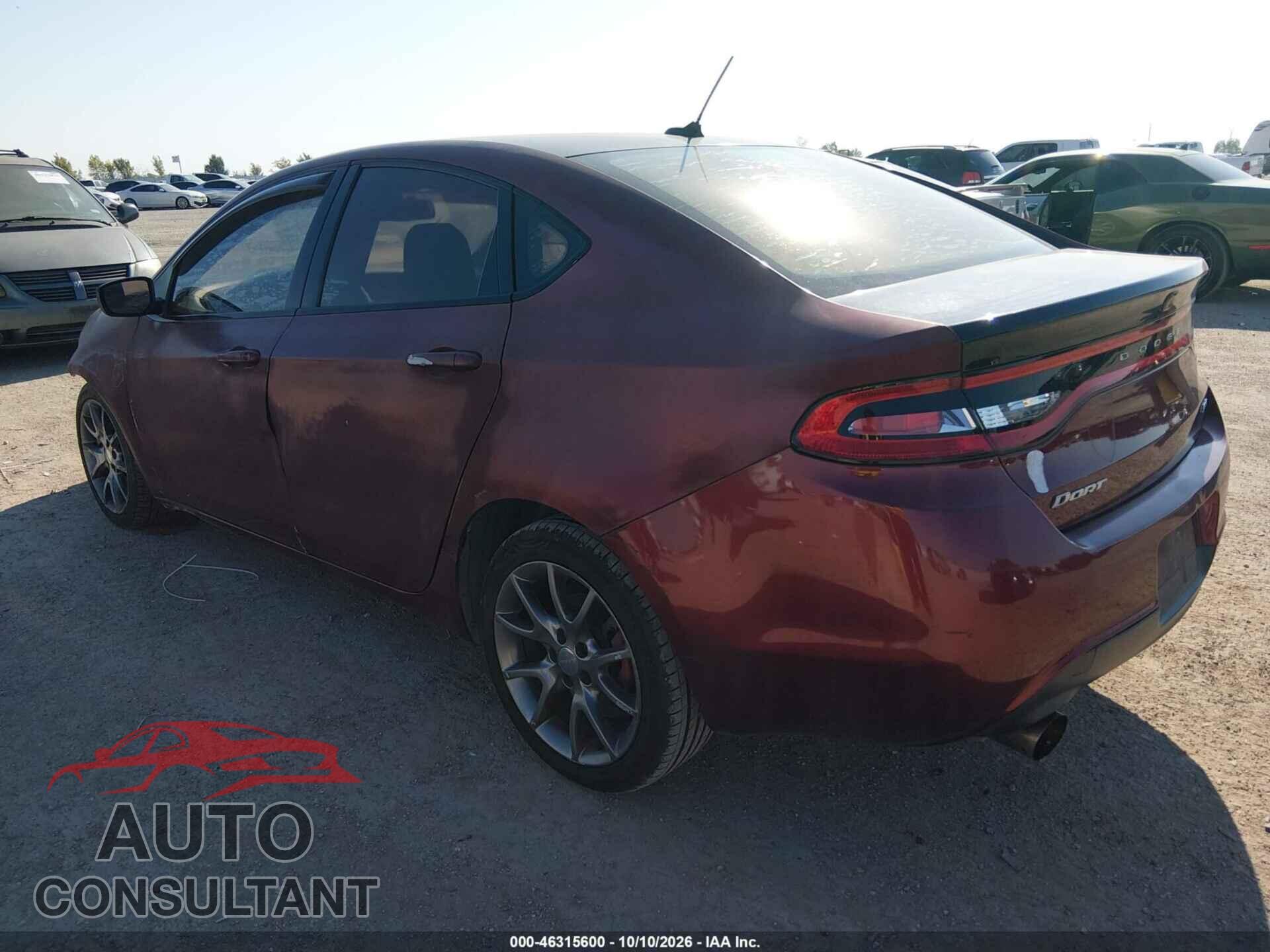 DODGE DART 2015 - 1C3CDFBB8FD337914