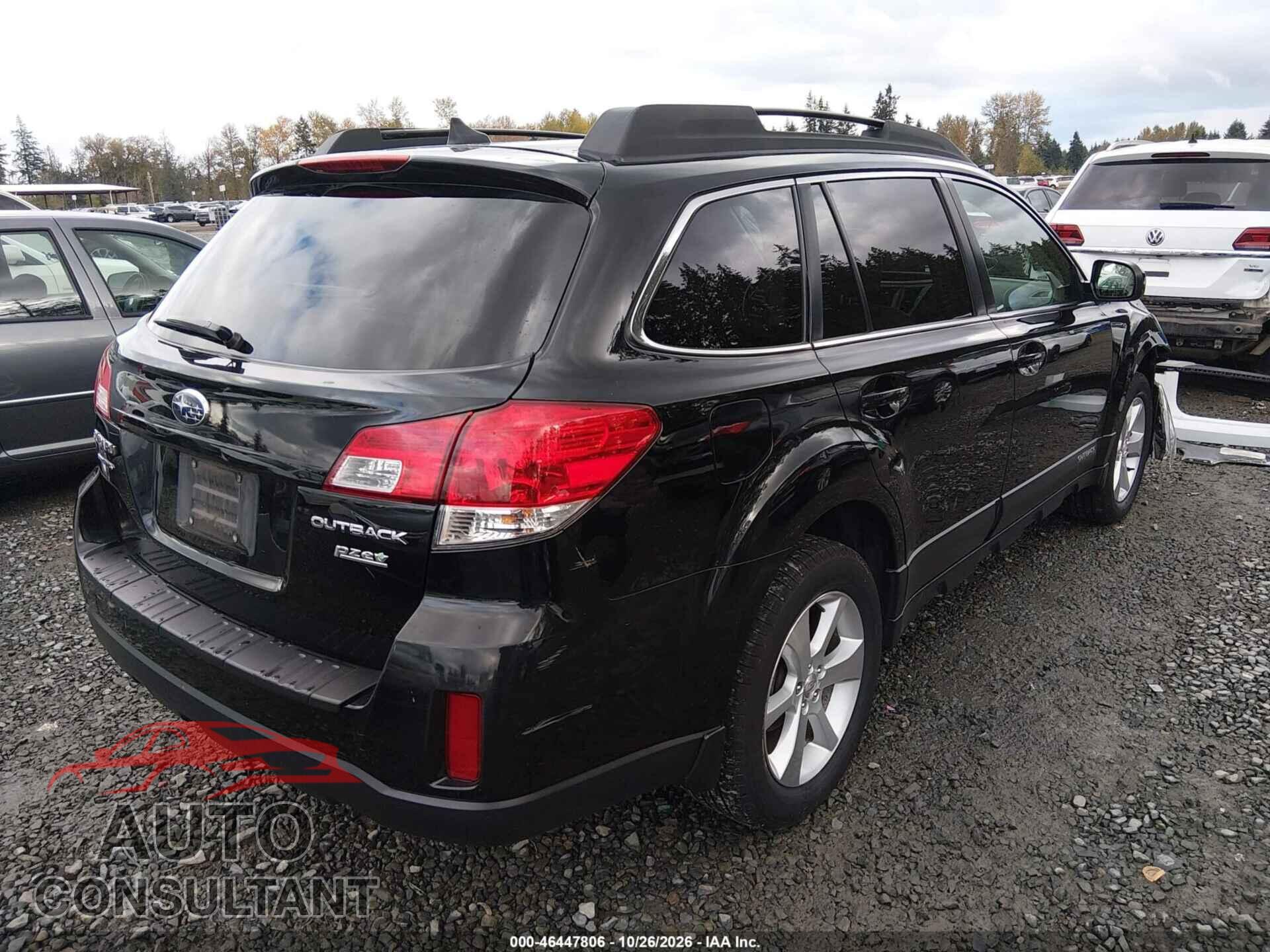 SUBARU OUTBACK 2013 - 4S4BRBLC5D3264119