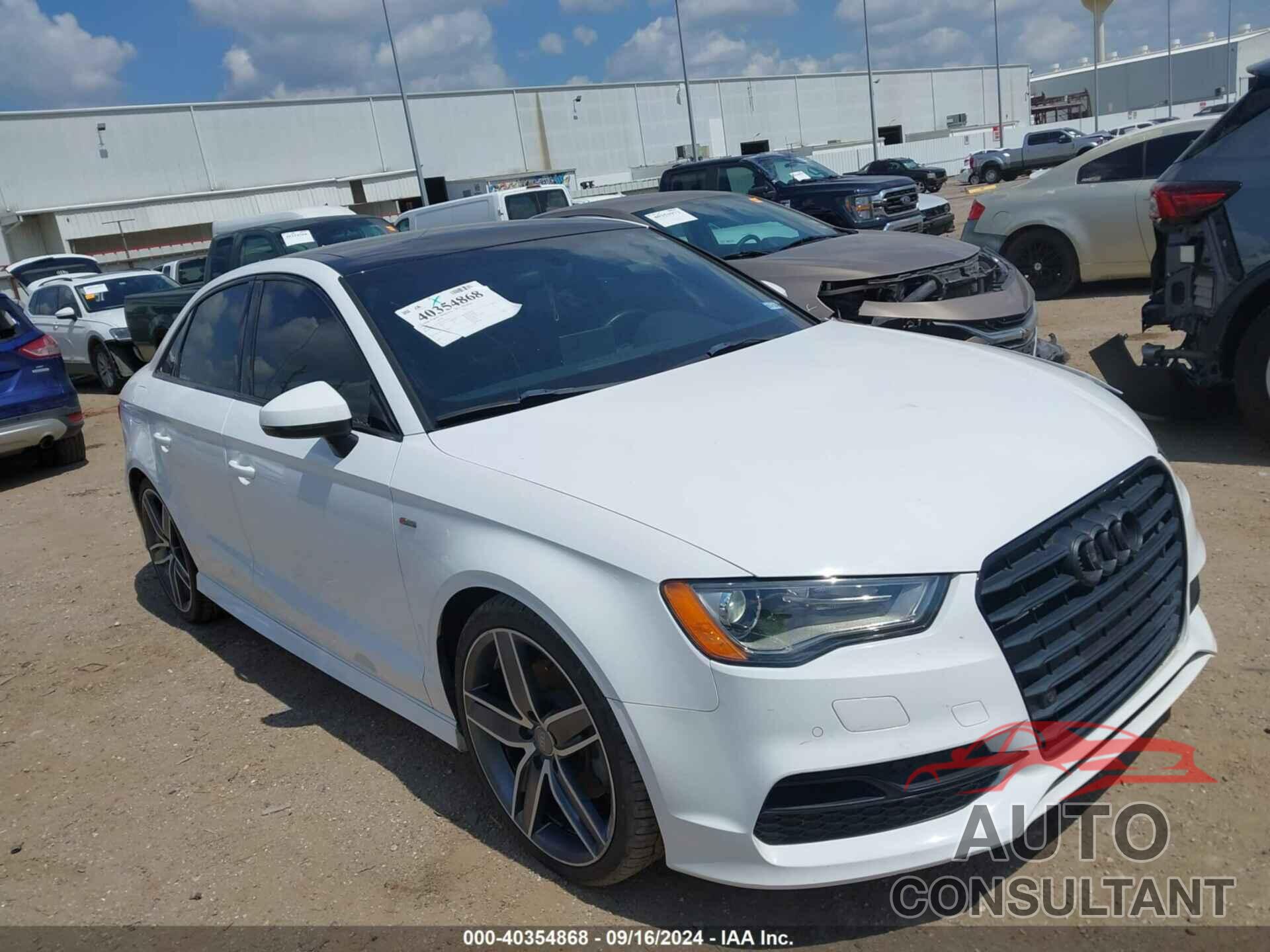 AUDI A3 2016 - WAUA7GFF3G1070162