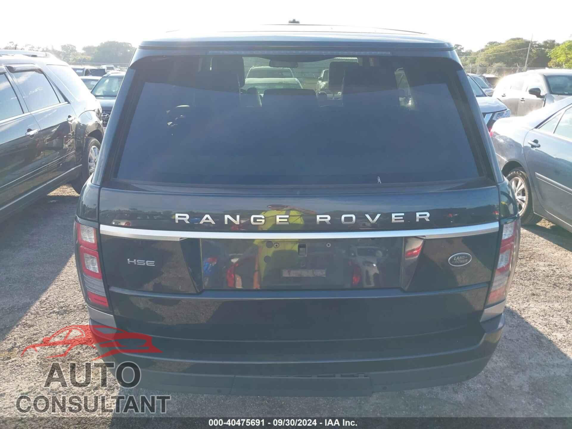 LAND ROVER RANGE ROVER 2015 - SALGS2VFXFA208822