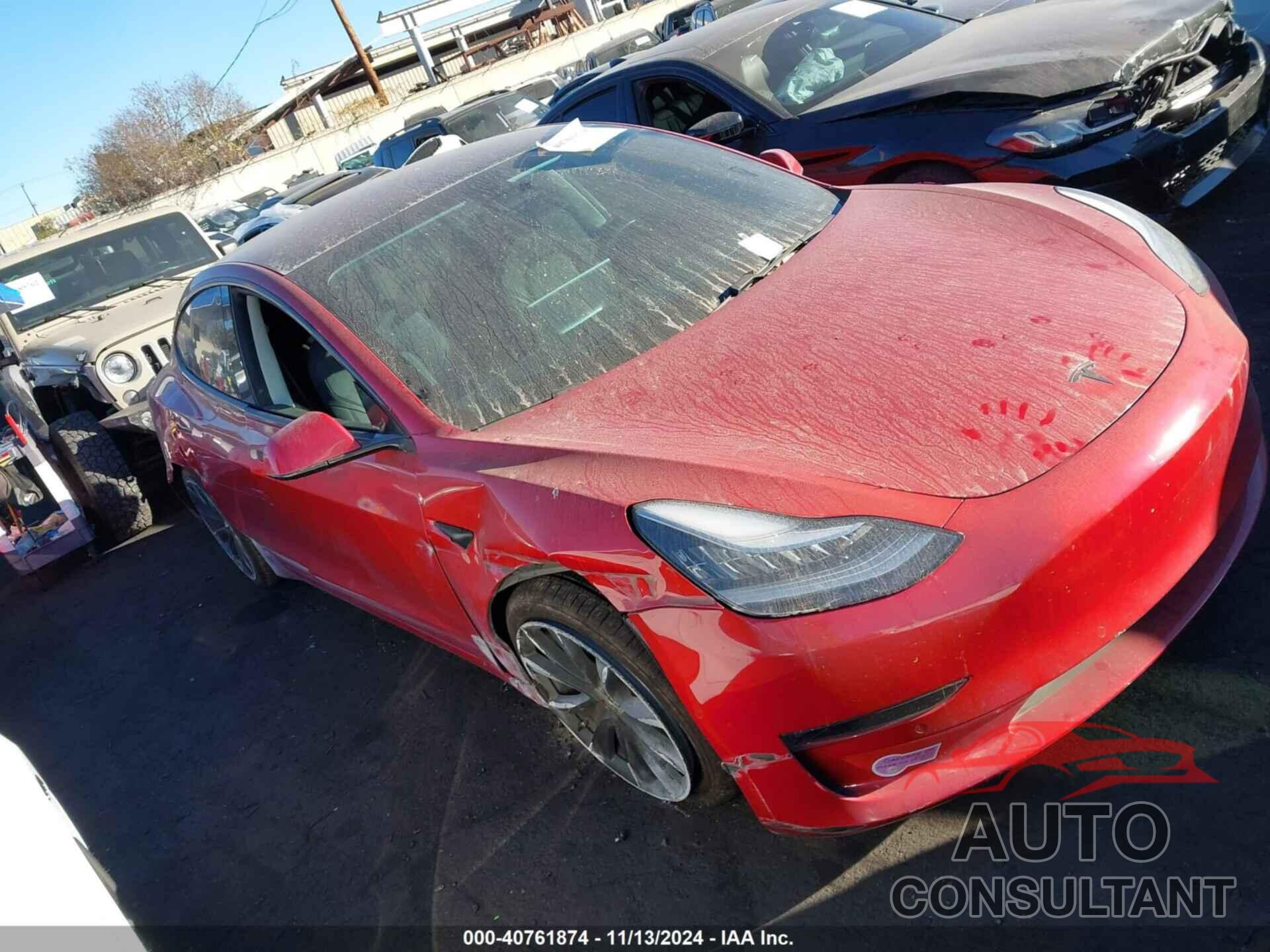 TESLA MODEL 3 2018 - 5YJ3E1EB7JF115910