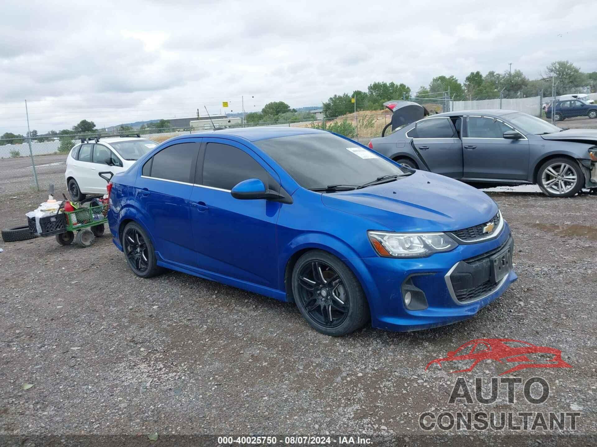 CHEVROLET SONIC 2020 - 1G1JD5SB3L4142286