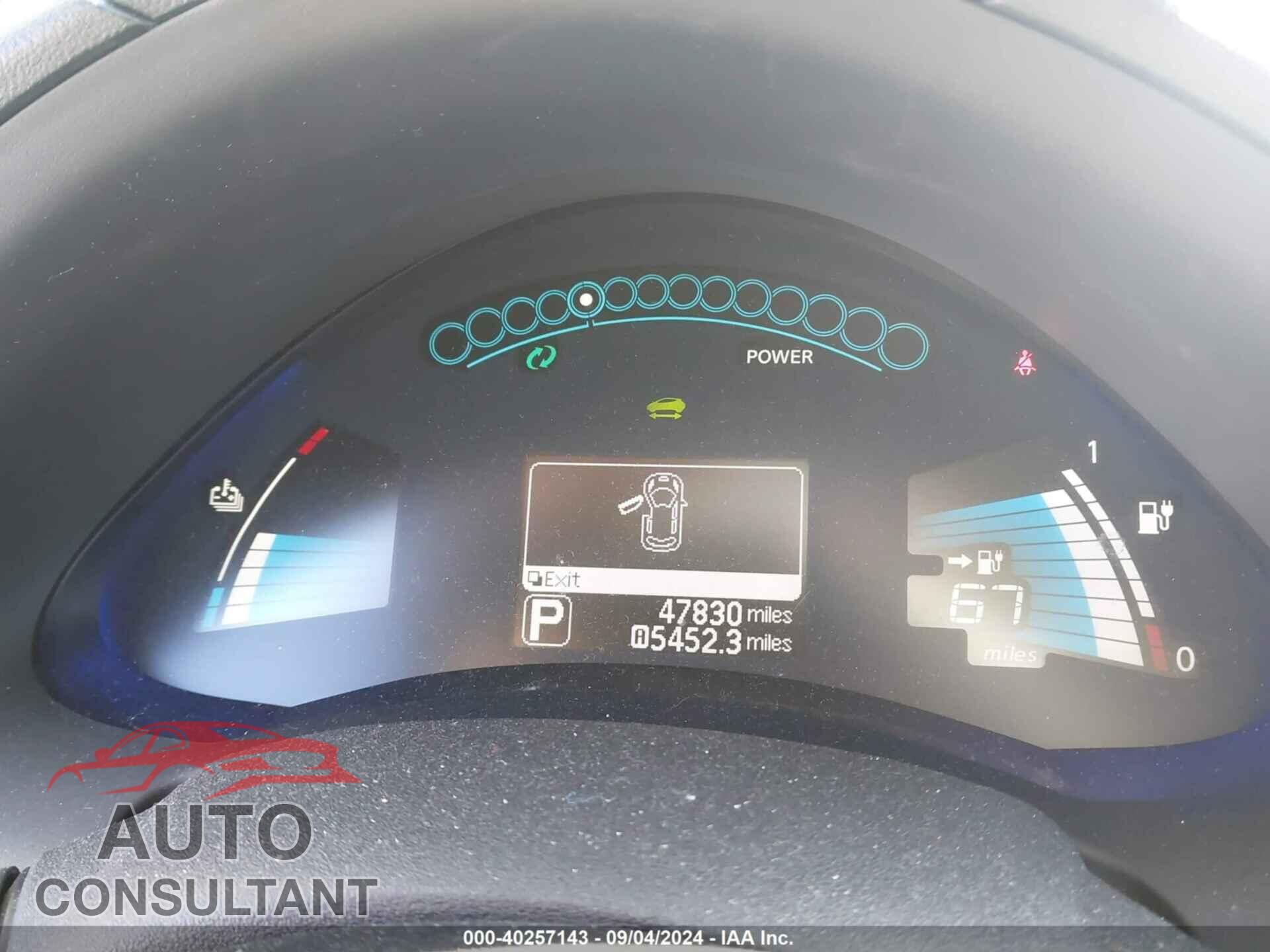 NISSAN LEAF 2017 - 1N4BZ0CP7HC309262