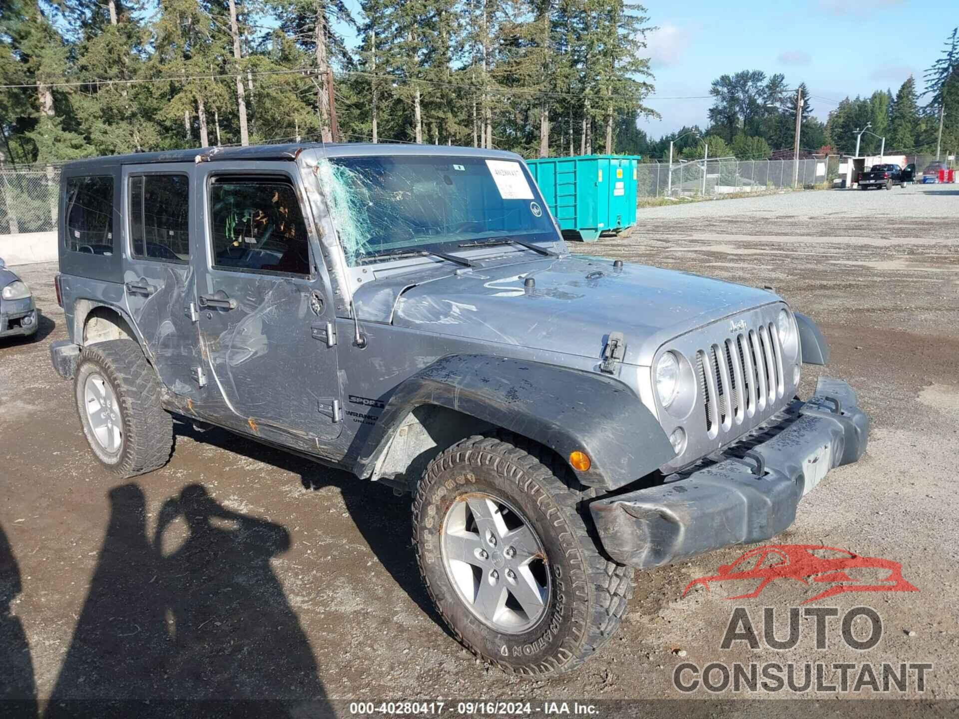 JEEP WRANGLER UNLIMITED 2017 - 1C4BJWDGXHL607162