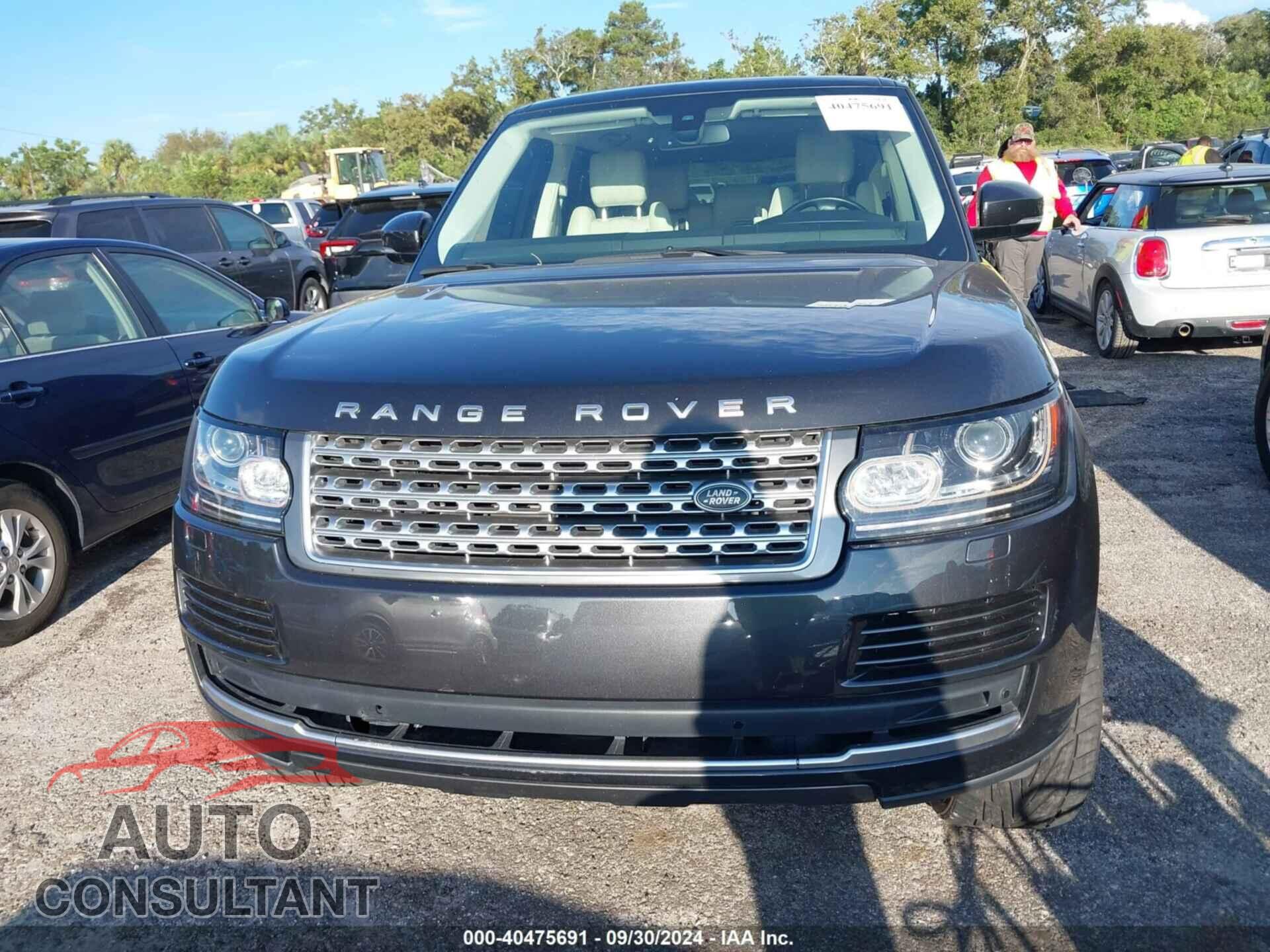 LAND ROVER RANGE ROVER 2015 - SALGS2VFXFA208822