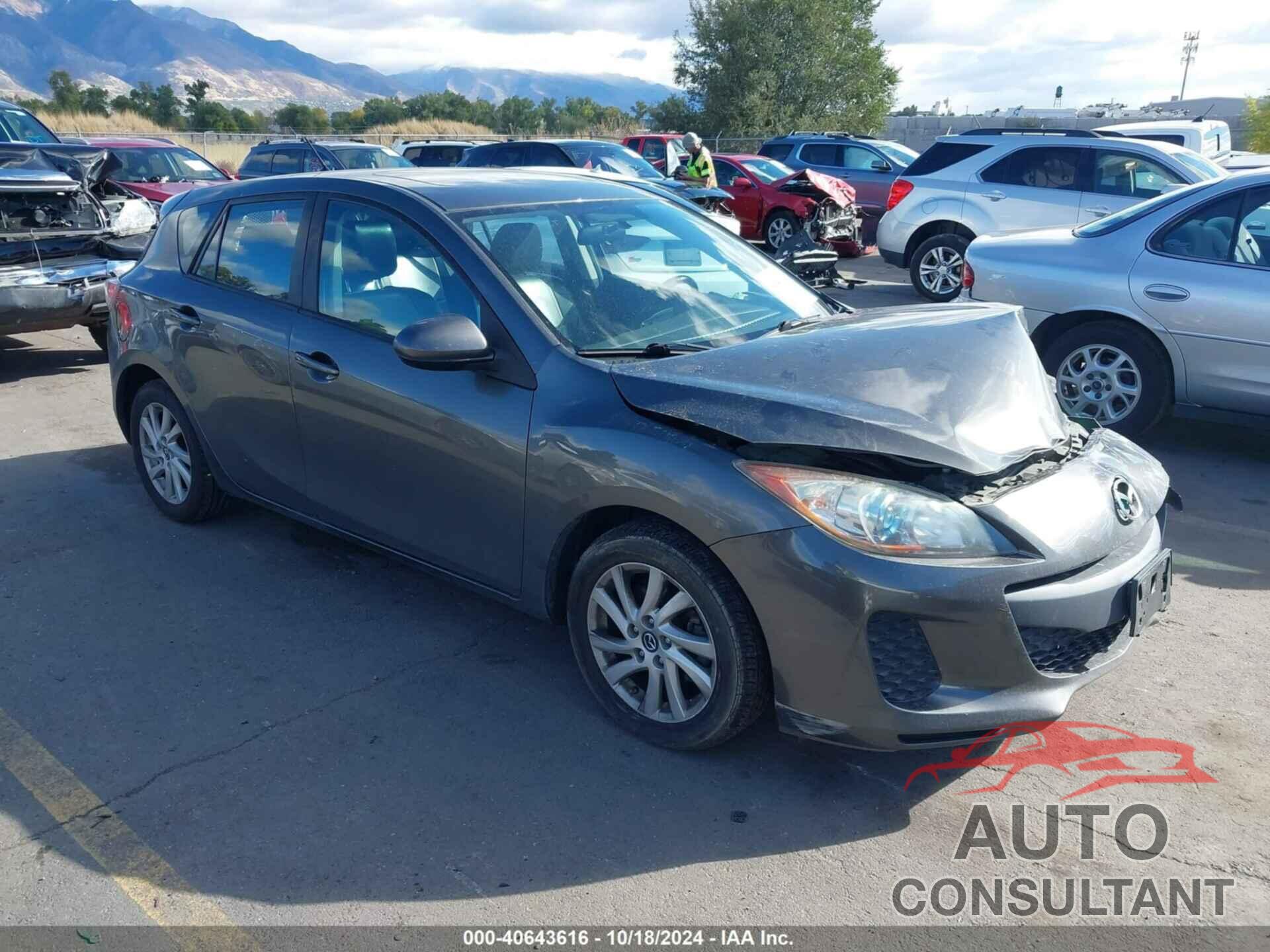 MAZDA MAZDA3 2013 - JM1BL1LP9D1749099