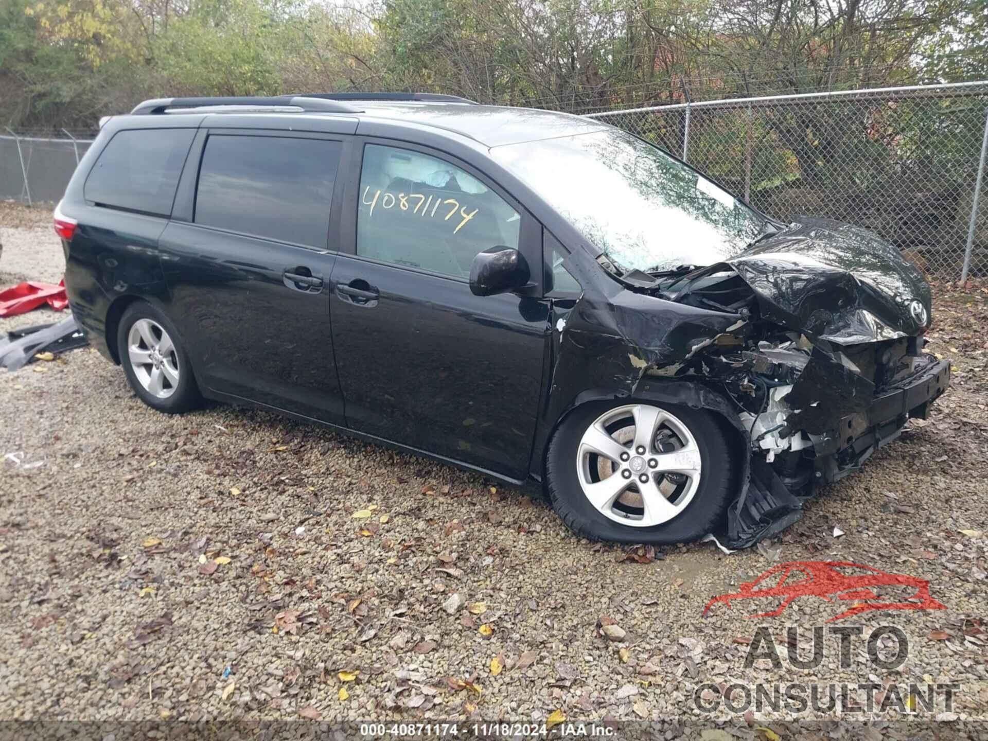 TOYOTA SIENNA 2015 - 5TDKK3DC2FS603465