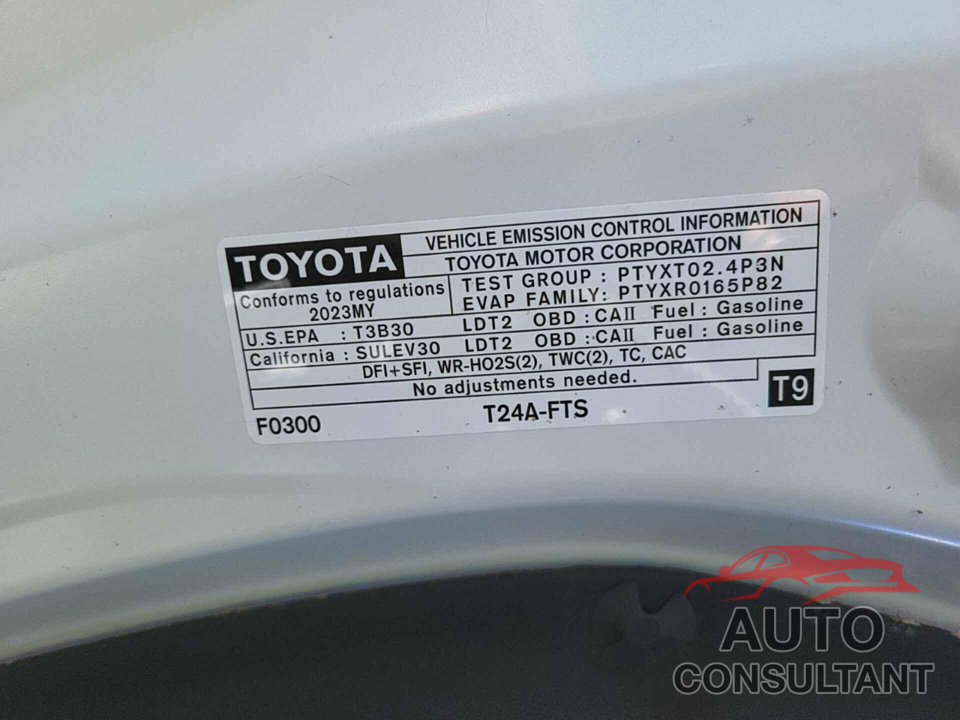 TOYOTA HIGHLANDER 2023 - 5TDKDRBH8PS017060