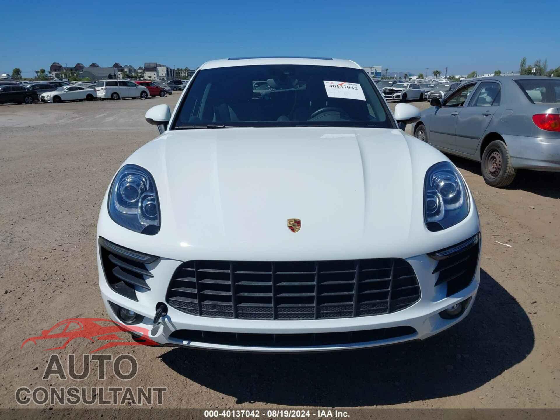 PORSCHE MACAN 2017 - WP1AA2A53HLB05938