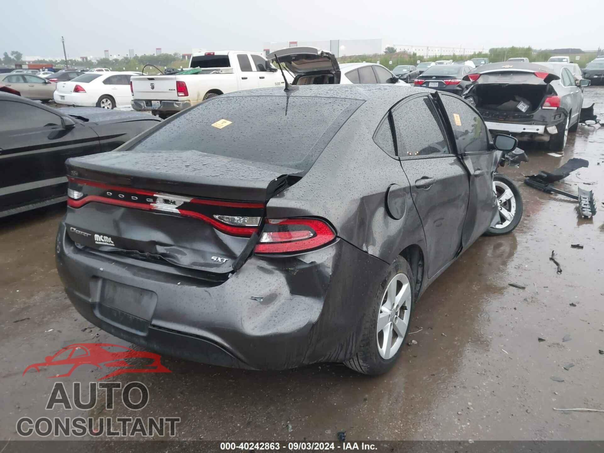 DODGE DART 2015 - 1C3CDFBB5FD253095